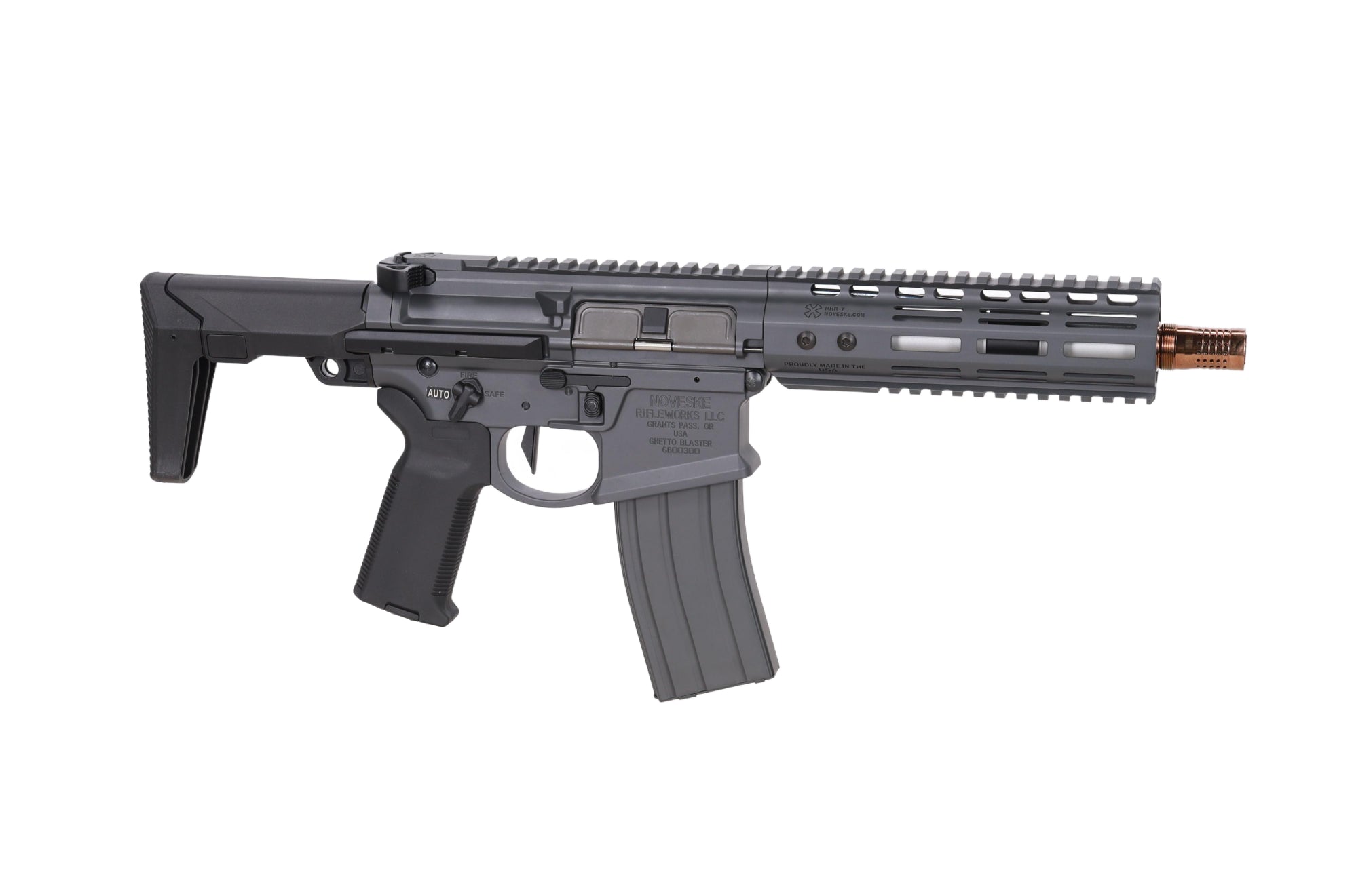 GBBR Noveske Ghetto Blaster NHR-7 7.94" MWS Gen.2 Grey