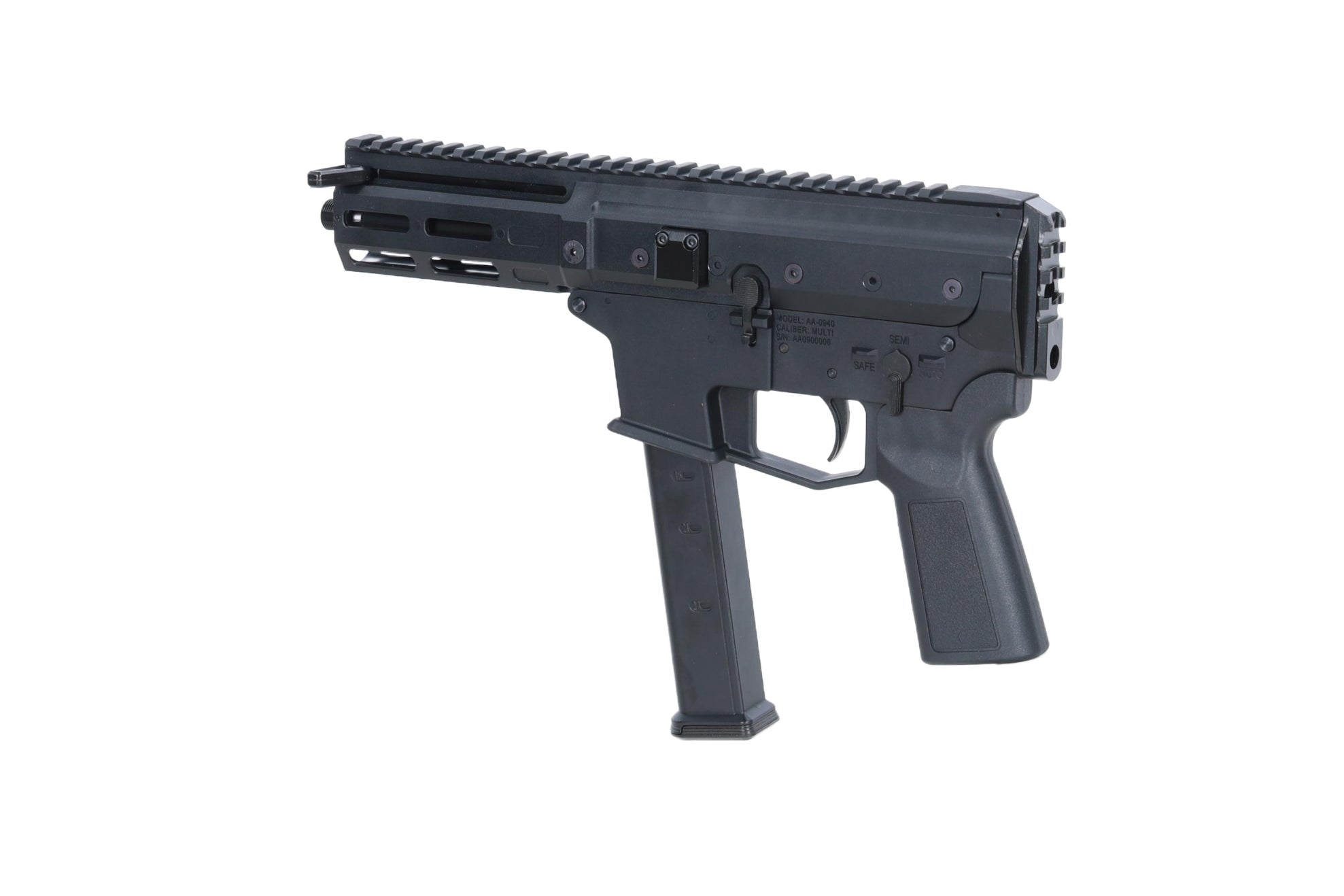 Lambda Defence x Angstadt Arms airsoft machine pistol MDP-9 Black-12