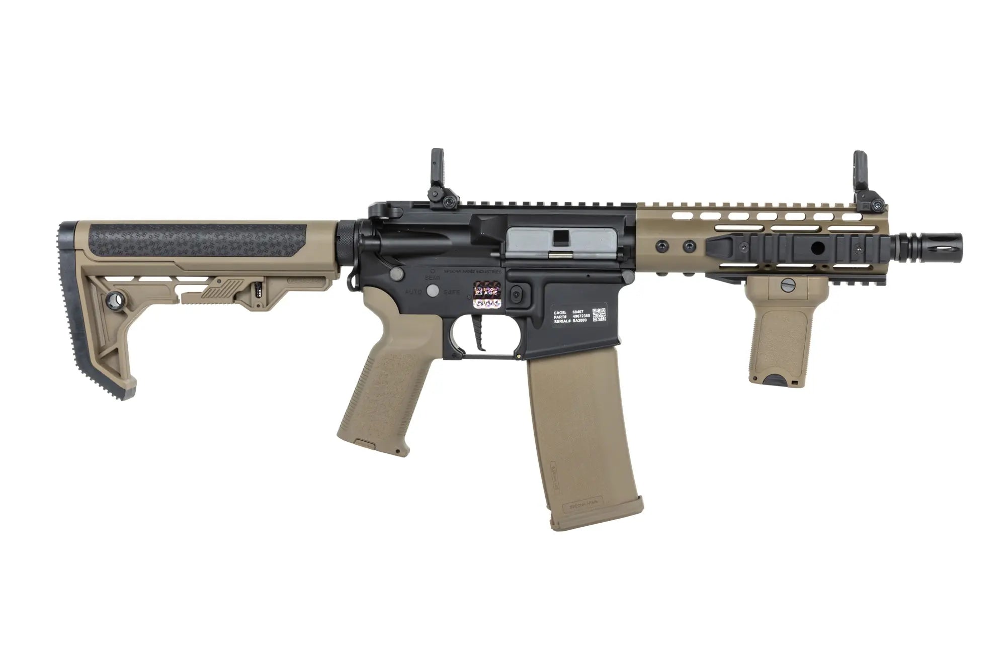 RRA SA-P12 PRIME HAL ETU Light Ops Stock Airsoft Replica High Torque Half-Tan Version