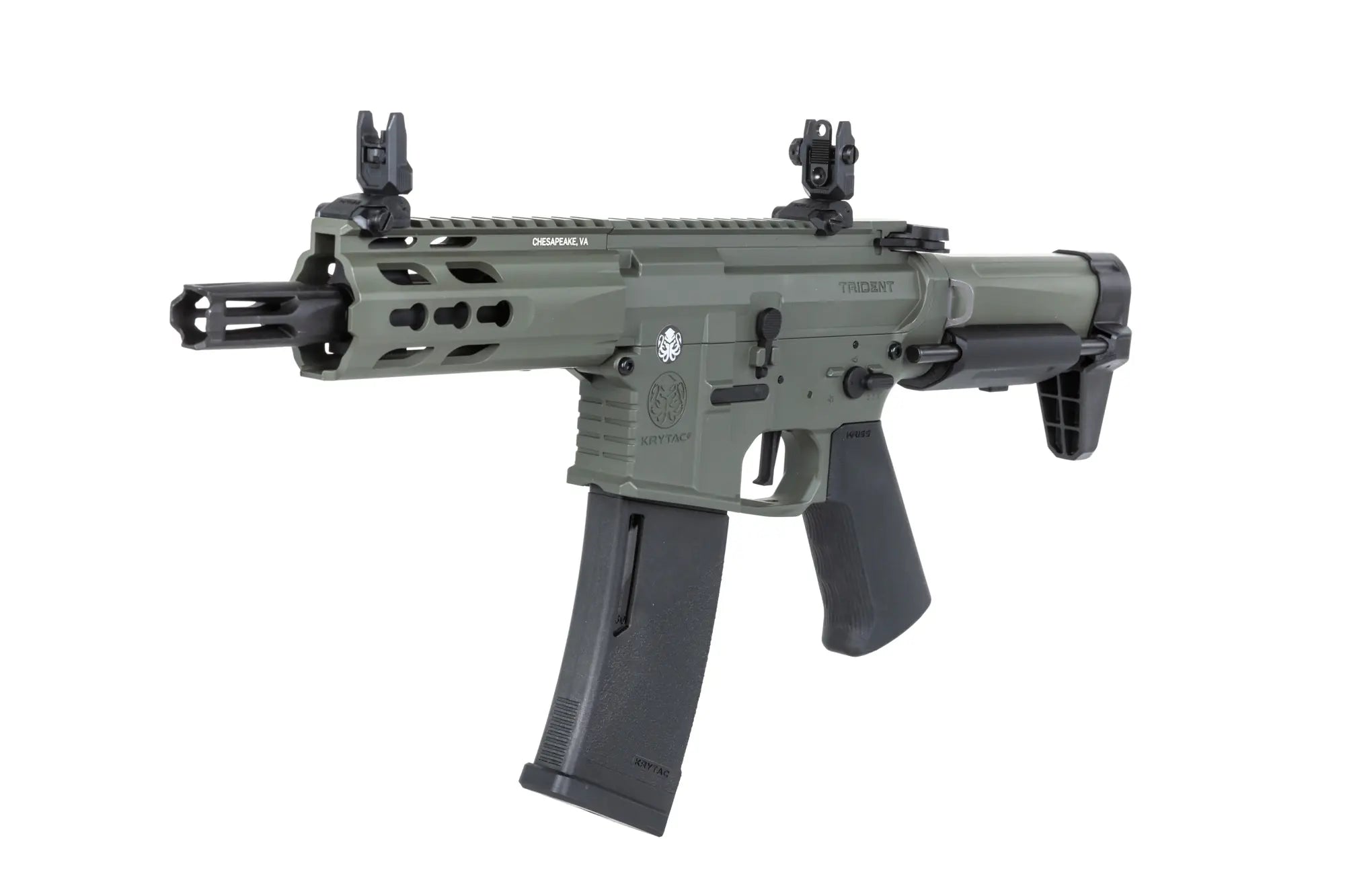 KRYTAC Trident MK II PDW Foliage Green airsoft Carbine-6