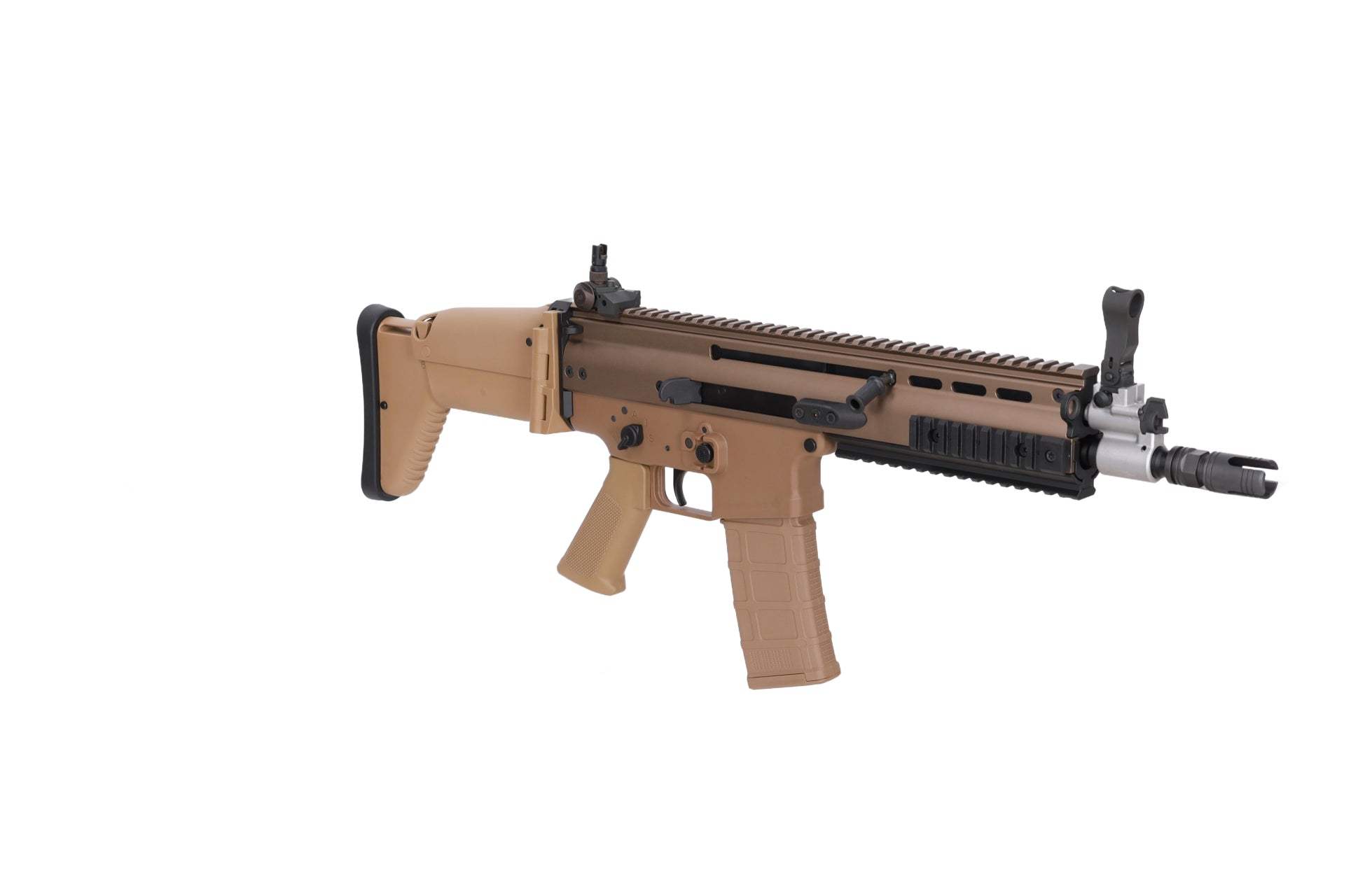 GBBR SCAR-L MK2 Level 2 Tan airsoft Carbine