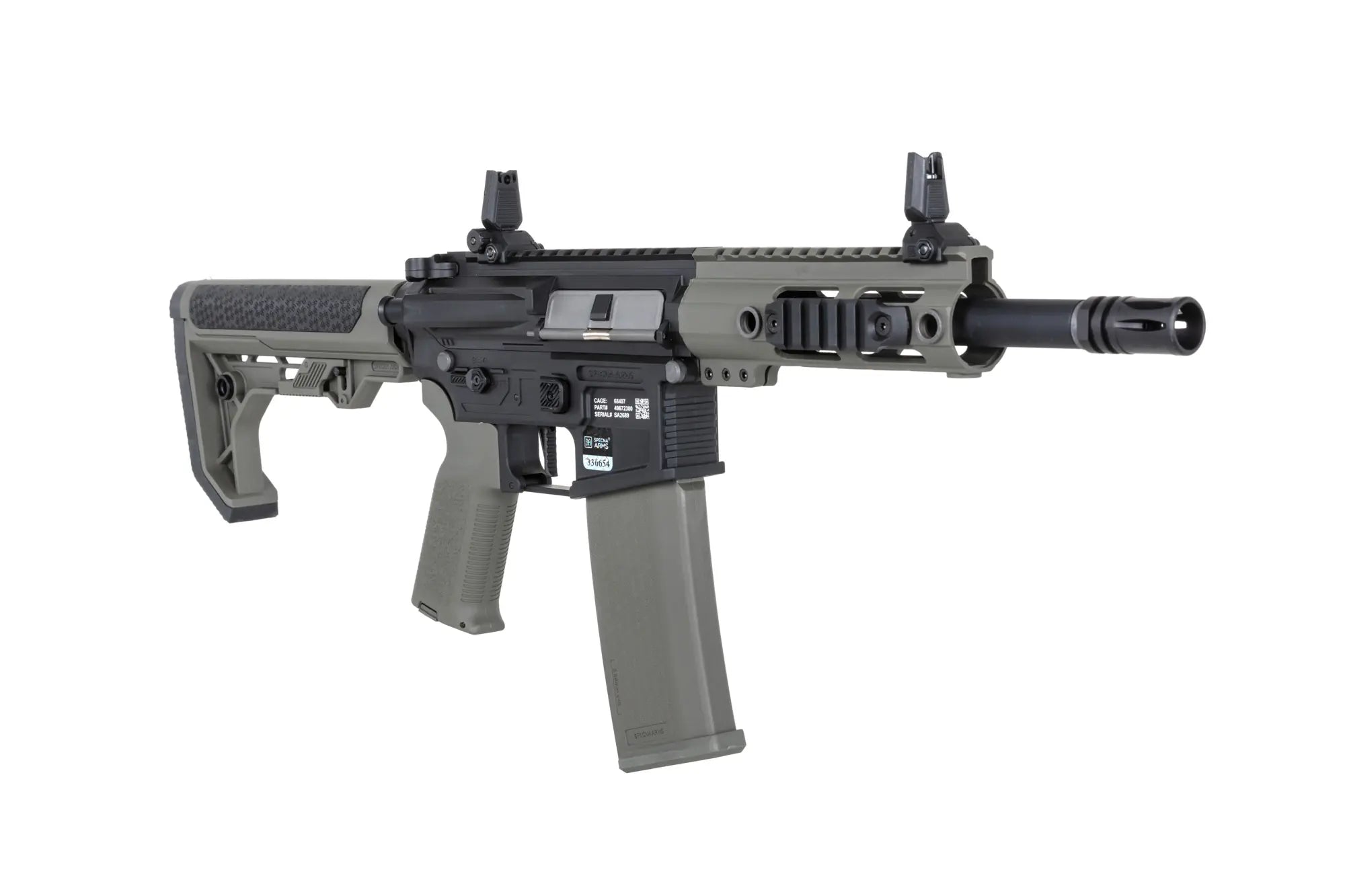 Specna Arms SA-F04-RL FLEX™ BLDC™ Light Ops Stock/ HAL ETU™ Gen. 2 Olive airsoft Carbine-12