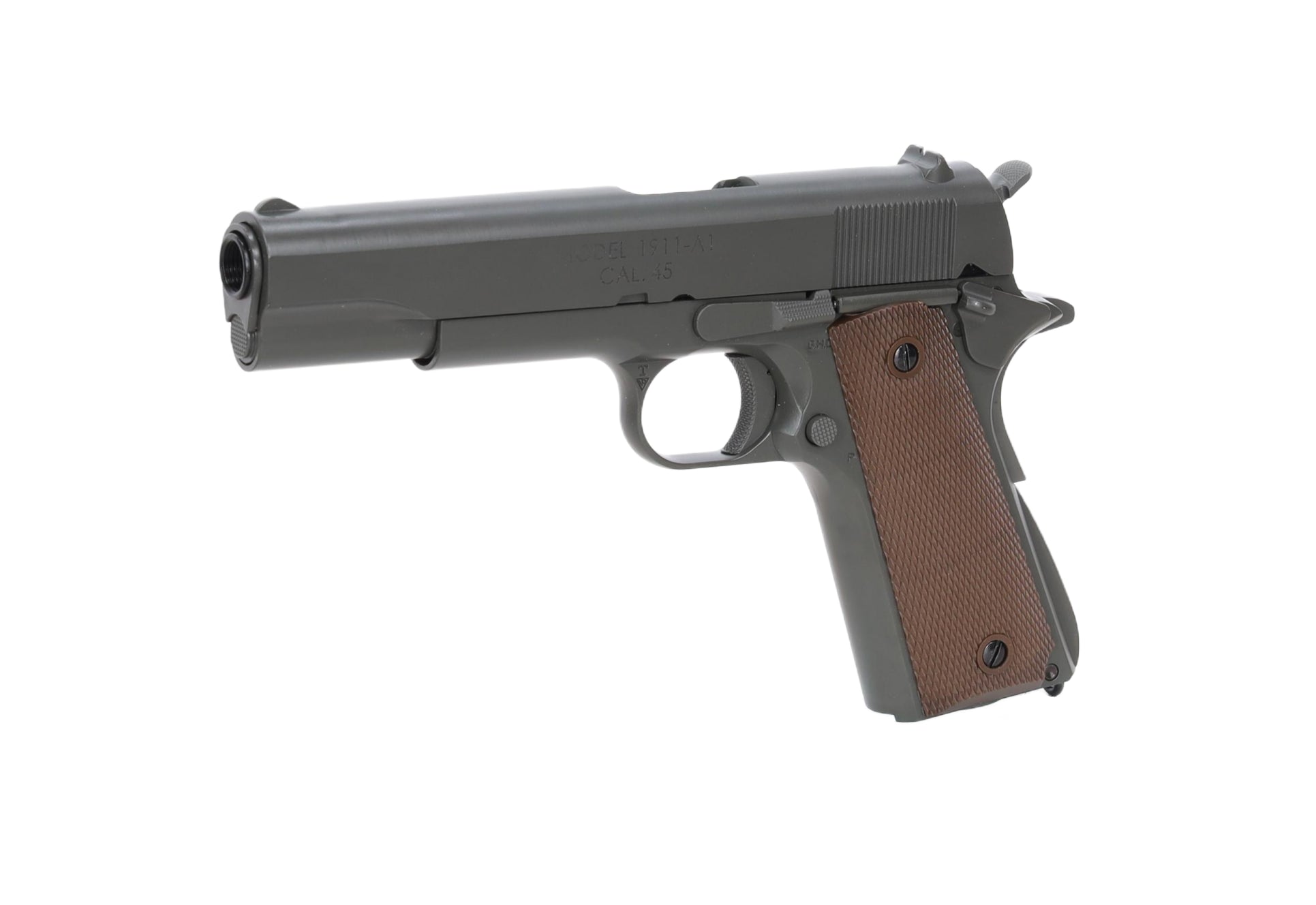 King Arms 1911-A1 cal.45 grey airsoft green gas pistol-11