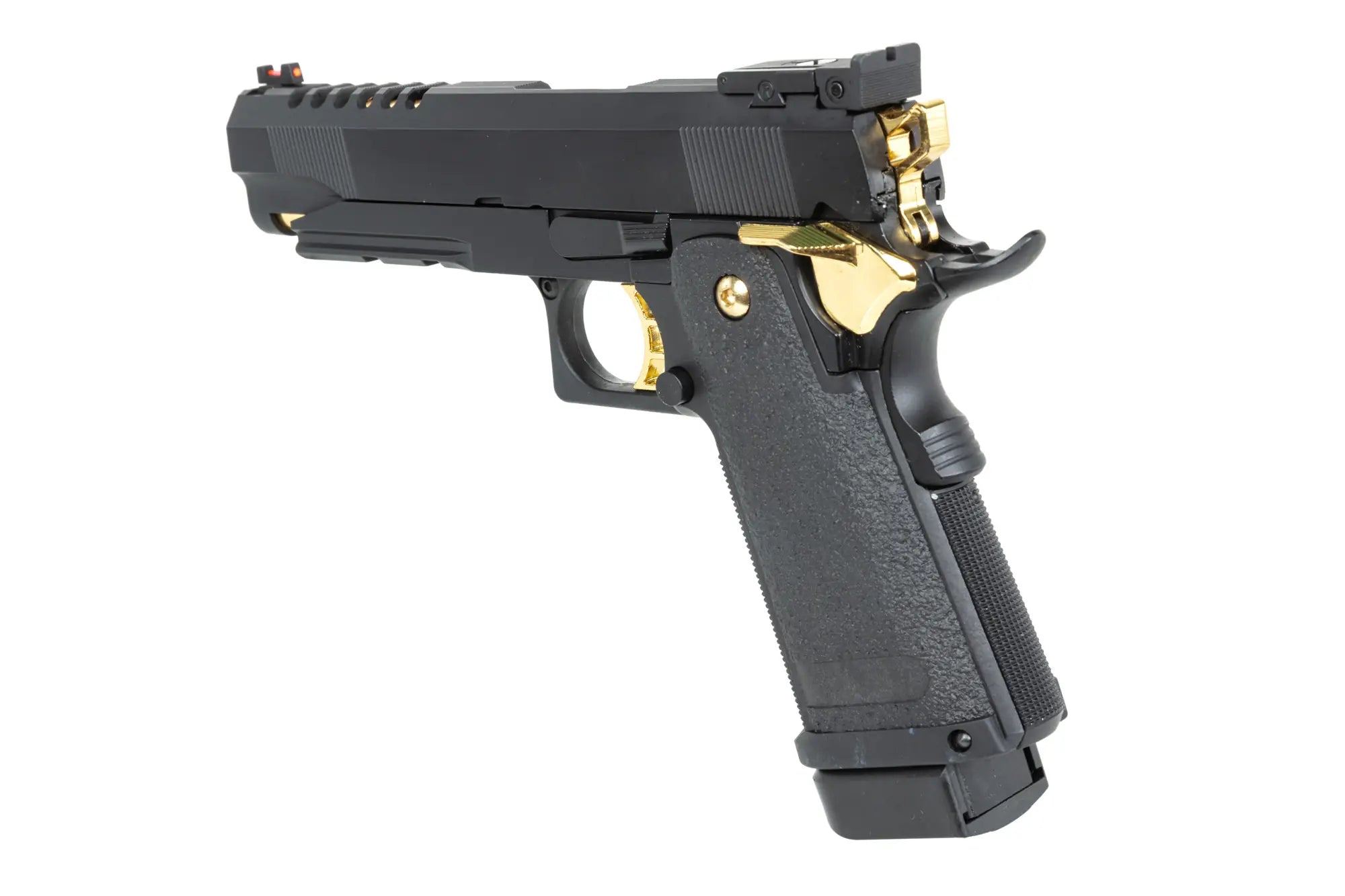 E&C EC-2104 airsoft pistol Black and gold-8