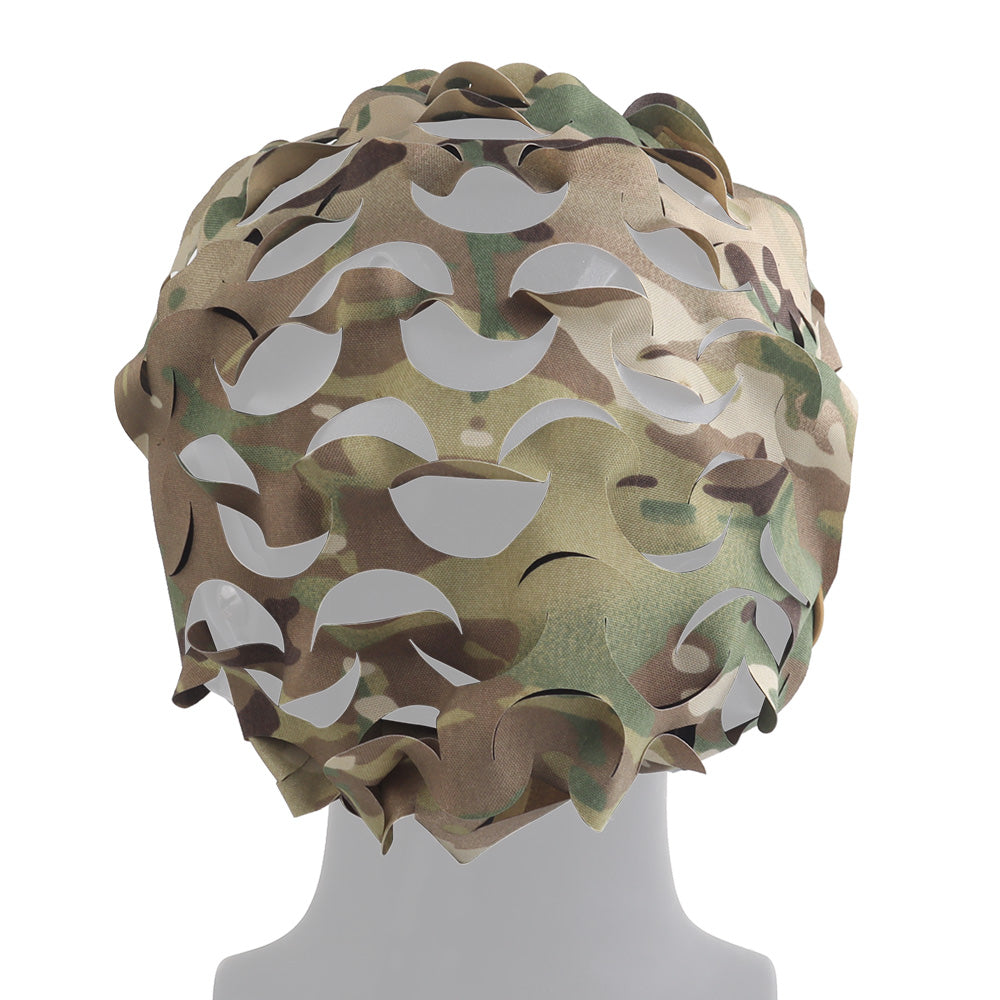 Universal helmet masking Laser Cut Cover Multicam