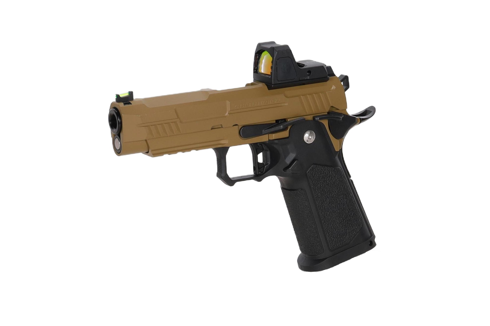 Vanguard 4.3" Hi-Capa GBB + red dot sight Half-Tan