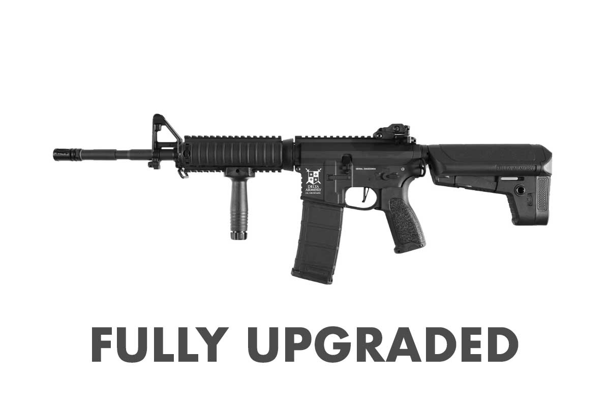 M4 Gun RIS ALPHA ETU - UPGRADED - Black