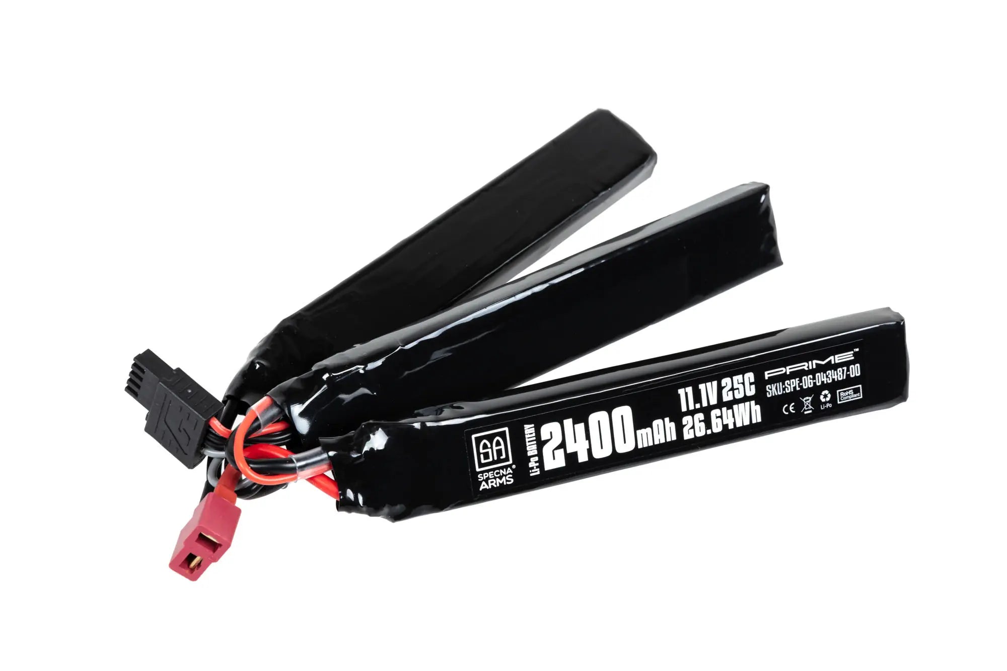 Specna Arms x Gens Ace 2400 mAh 25C 3-module 11.1V T-Deans Li-Po battery G-Tech-1