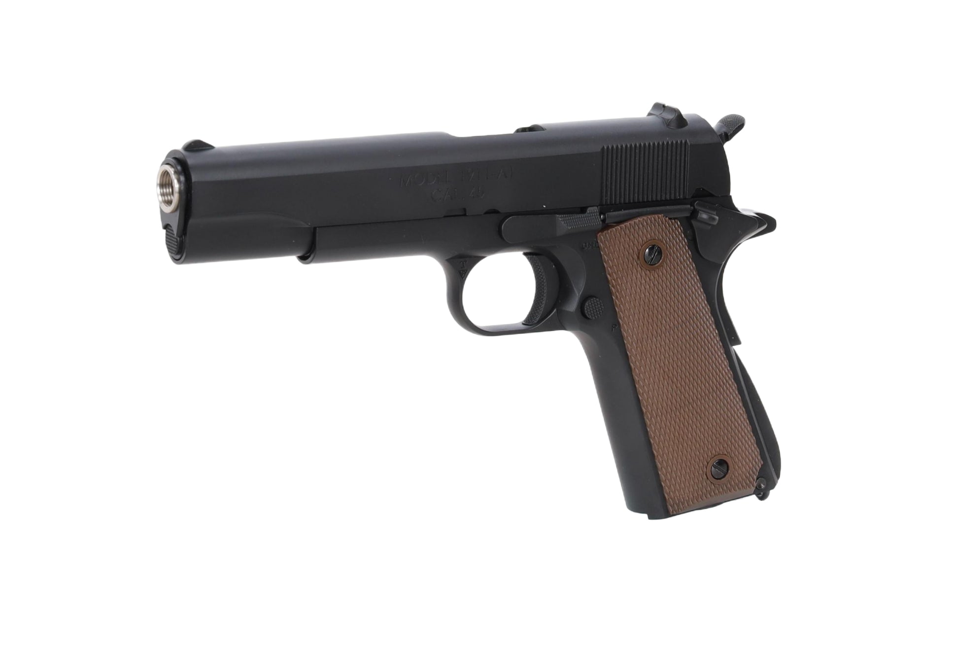 King Arms 1911-A1 cal.45 airsoft green gas pistol Black-11