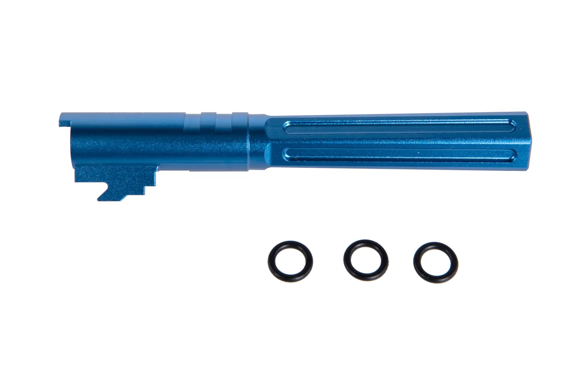 Aluminum outer barrel LA Capa Customs HEXCUT for TM Hi-Capa 5.1 replicas Blue