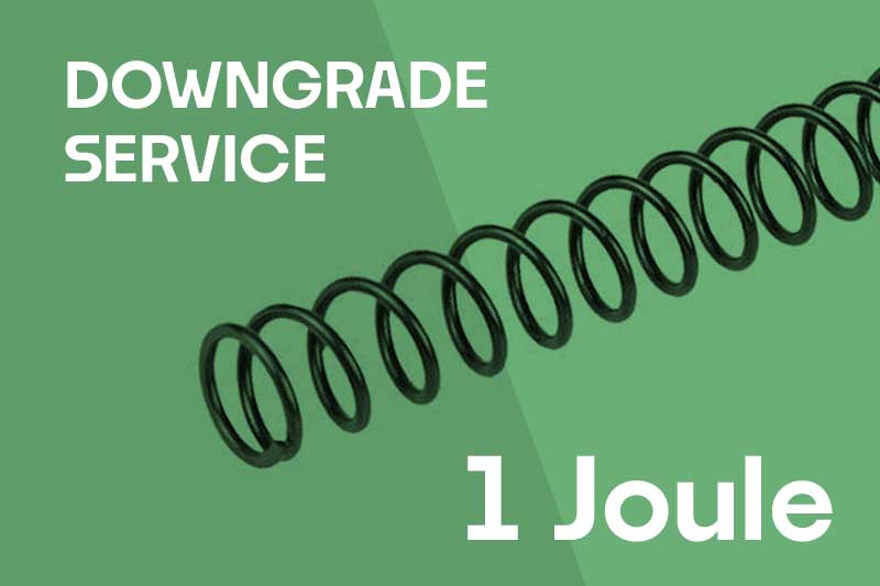 Airsoft gun downgrade service