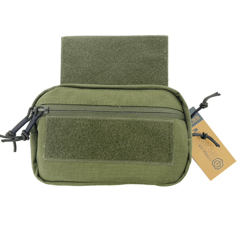 Drop Down Utility Pouch-Conquer Tactical-Verde Oliva-