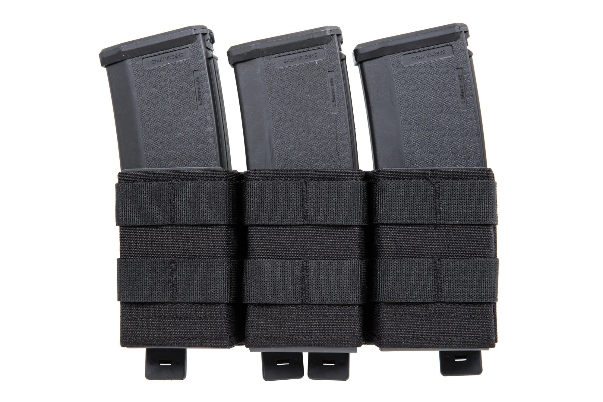 Wosport triple rifle magazine pouch Black-3