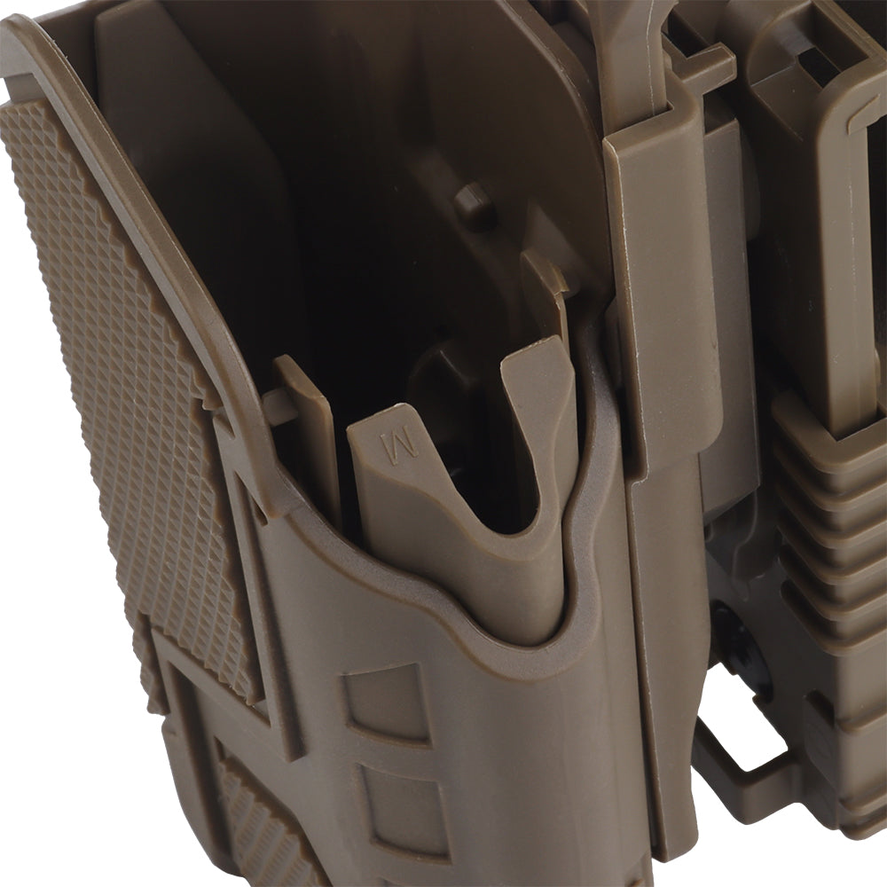 Universal Pistols Holster with Torch - Tan