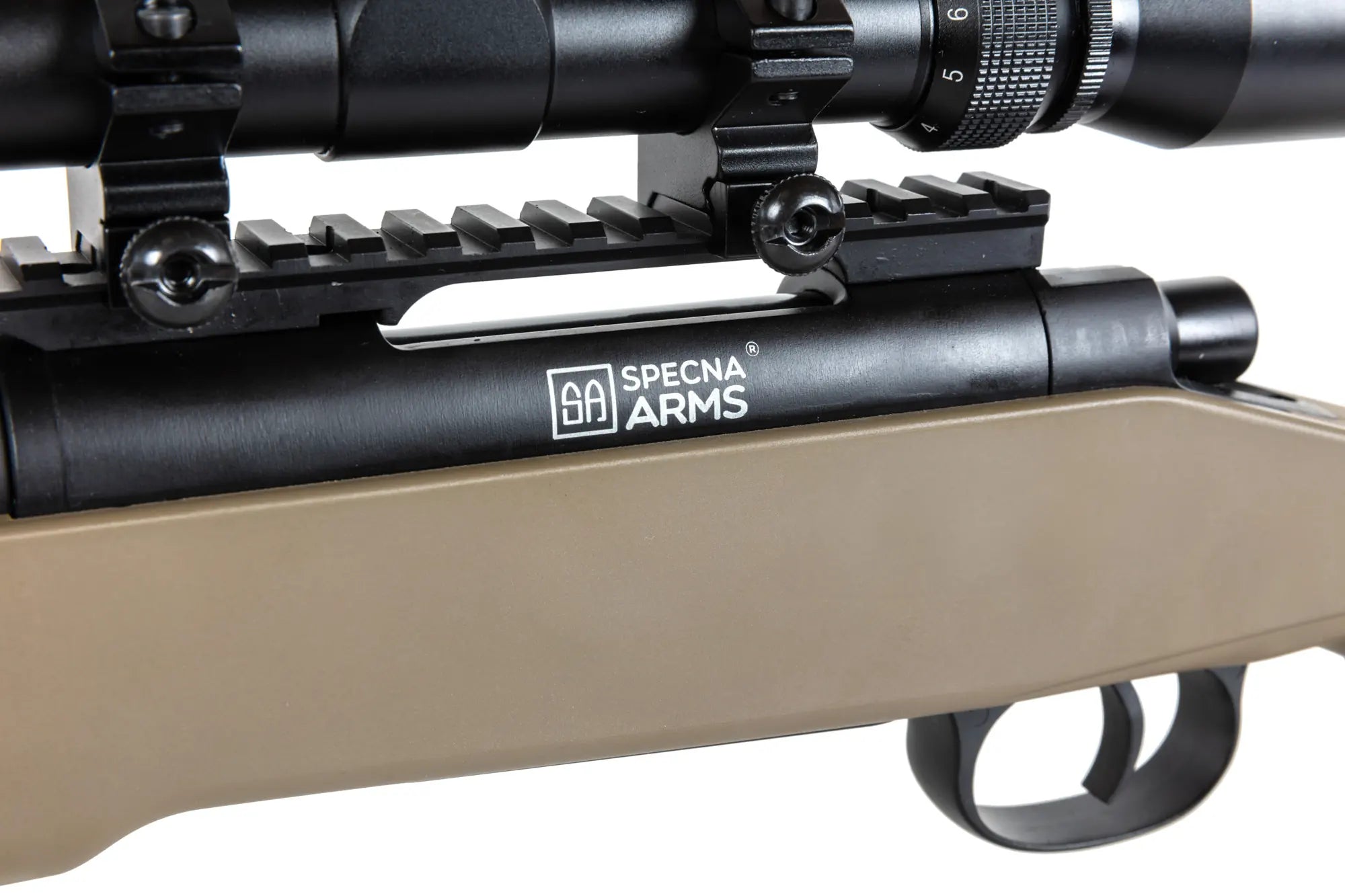 SA-S02 CORE High Velocity Upgraded sniper gun with scope and bipod | Tan