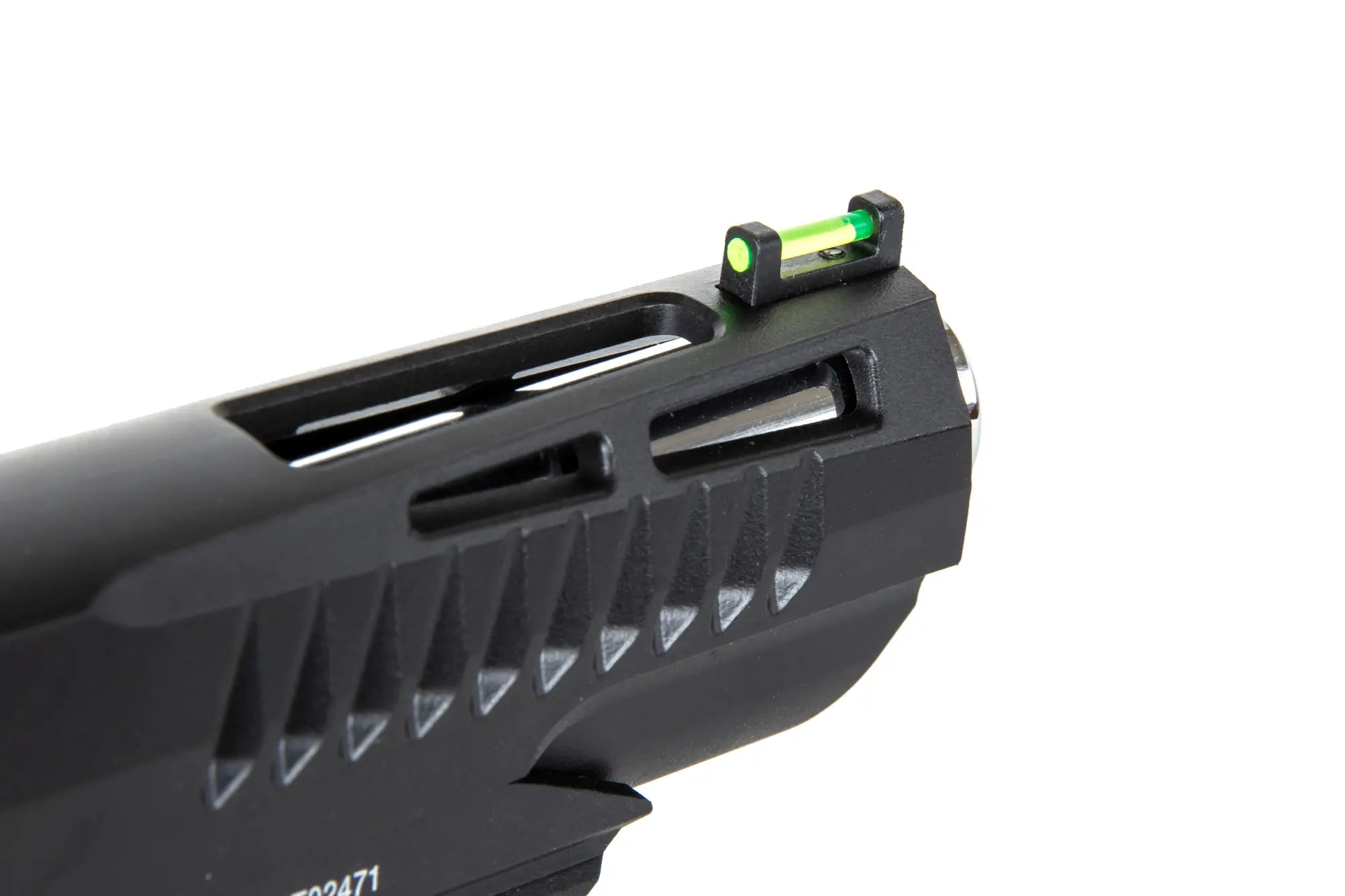 Airsoft Gas Pistol Modify Trinity Hi-Capa 5.1 nylon slide Black-7