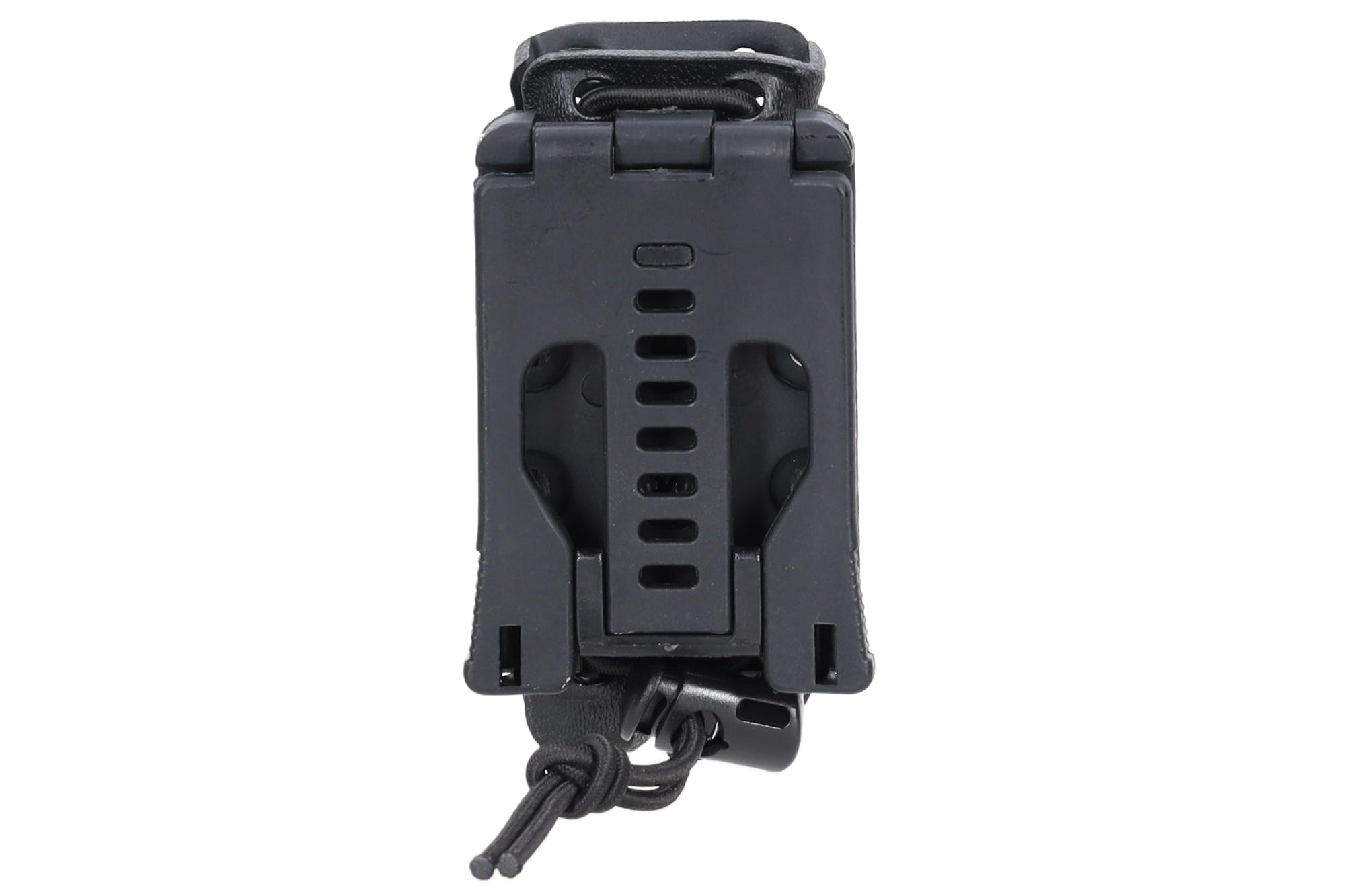 SaTac Open V B Pistol Magazine Pouch No Flap Quick Draw Polymer Black For Fast Magazine Access