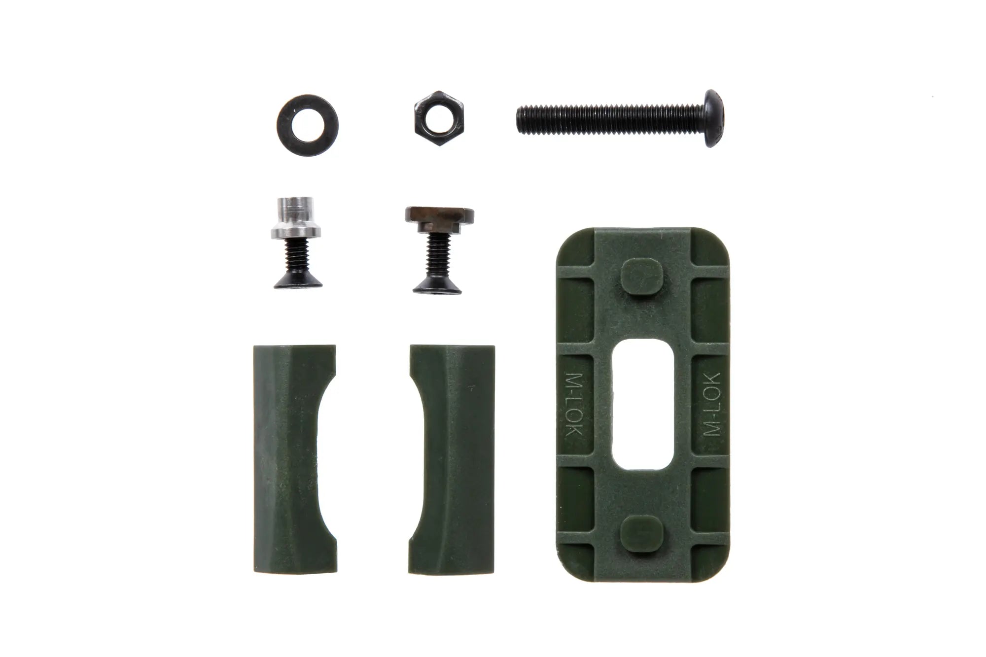 Vertical front grip for RIS rail / KeyMod / M-LOK - Olive