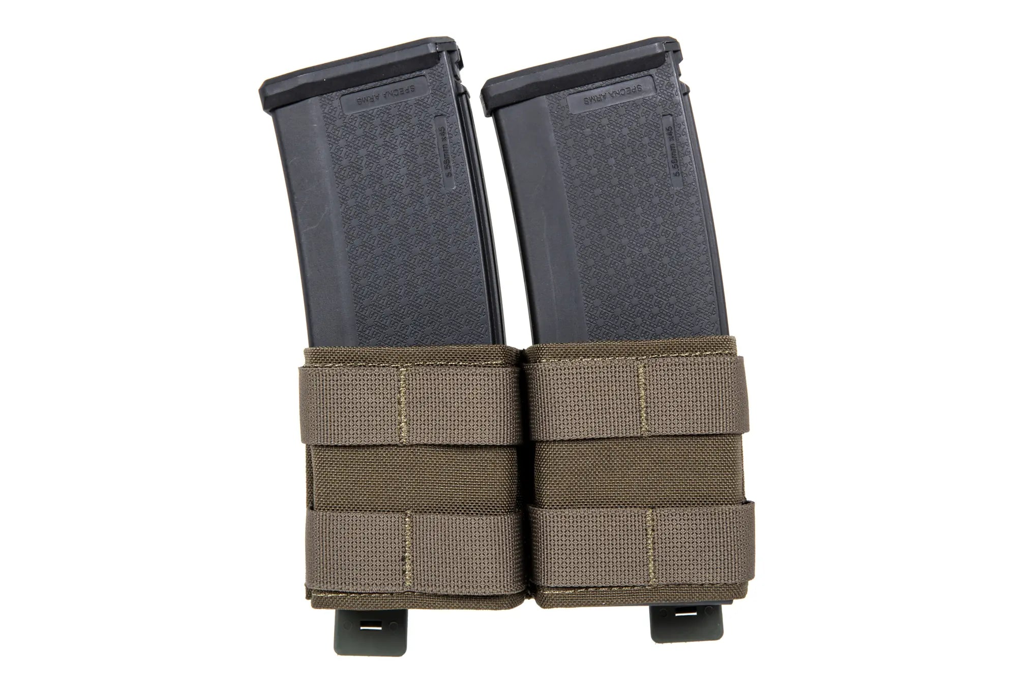Double open magazine pouch 5.56mm Wosport Ranger Green-2