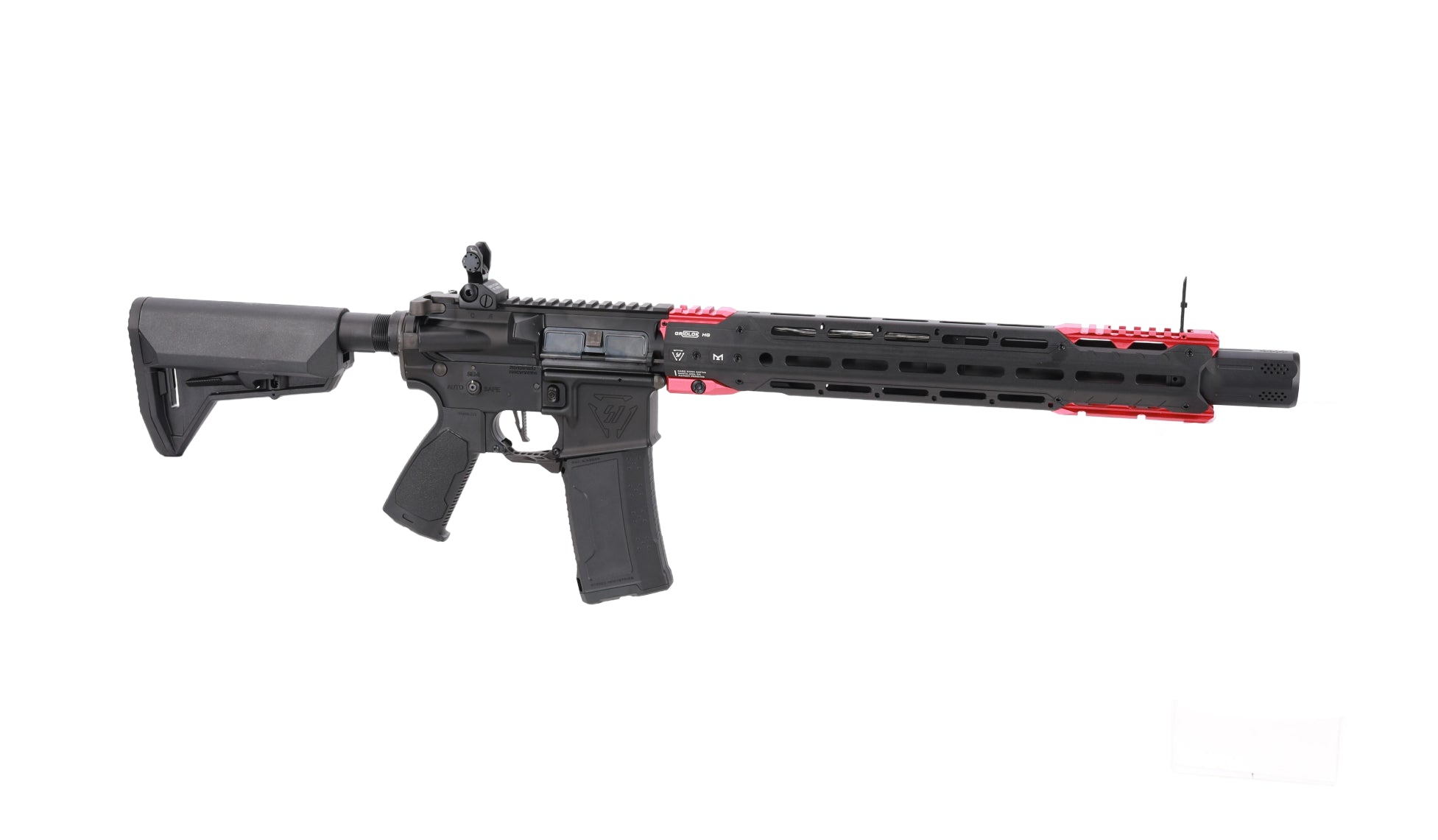 King Arms x Strike Industries Sentinel GRIDLOK® 15" Aster SE ETU Black and Red airsoft Carbine-12
