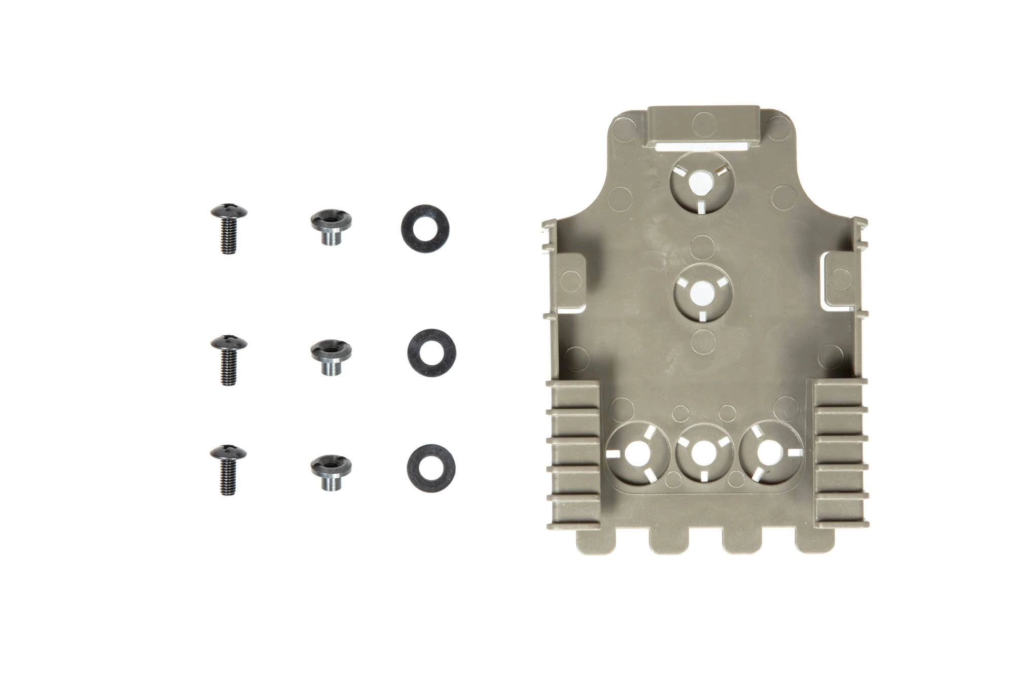 Quick Release plate for holsters - tan-2