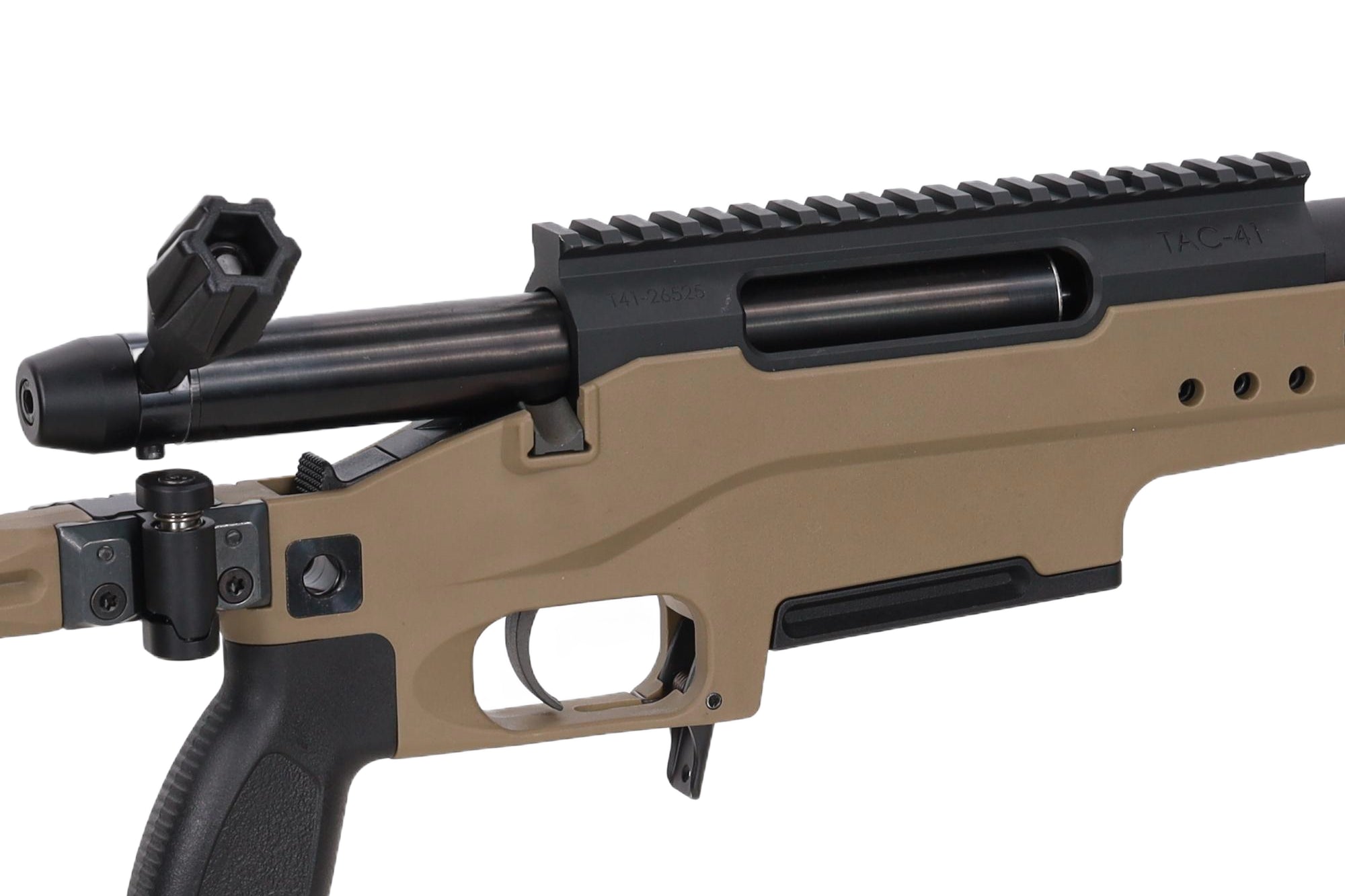 Silverback TAC-41LL-S Bolt-Action Sniper Rifle Folding Stock FDE-12