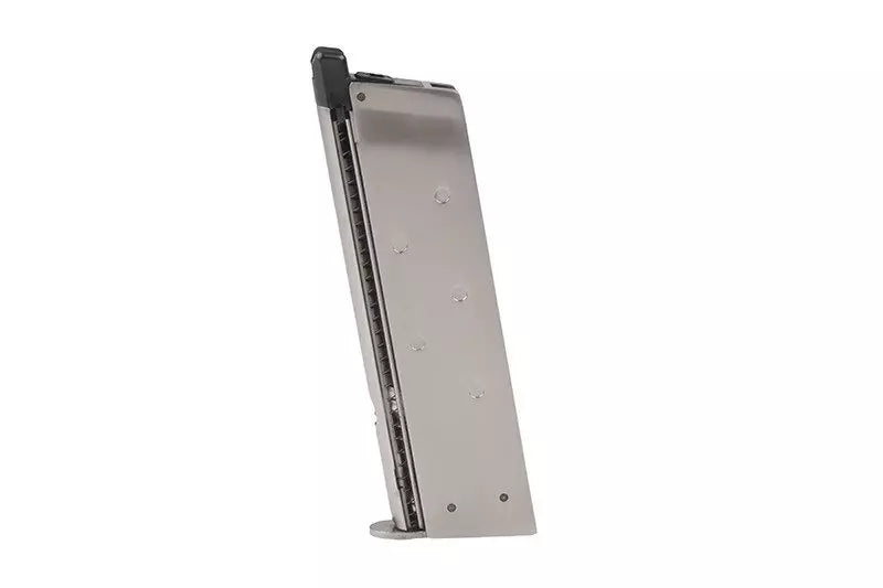 Low-Cap 15 BB Gas Magazine for 1911/Night Hawk - Silver