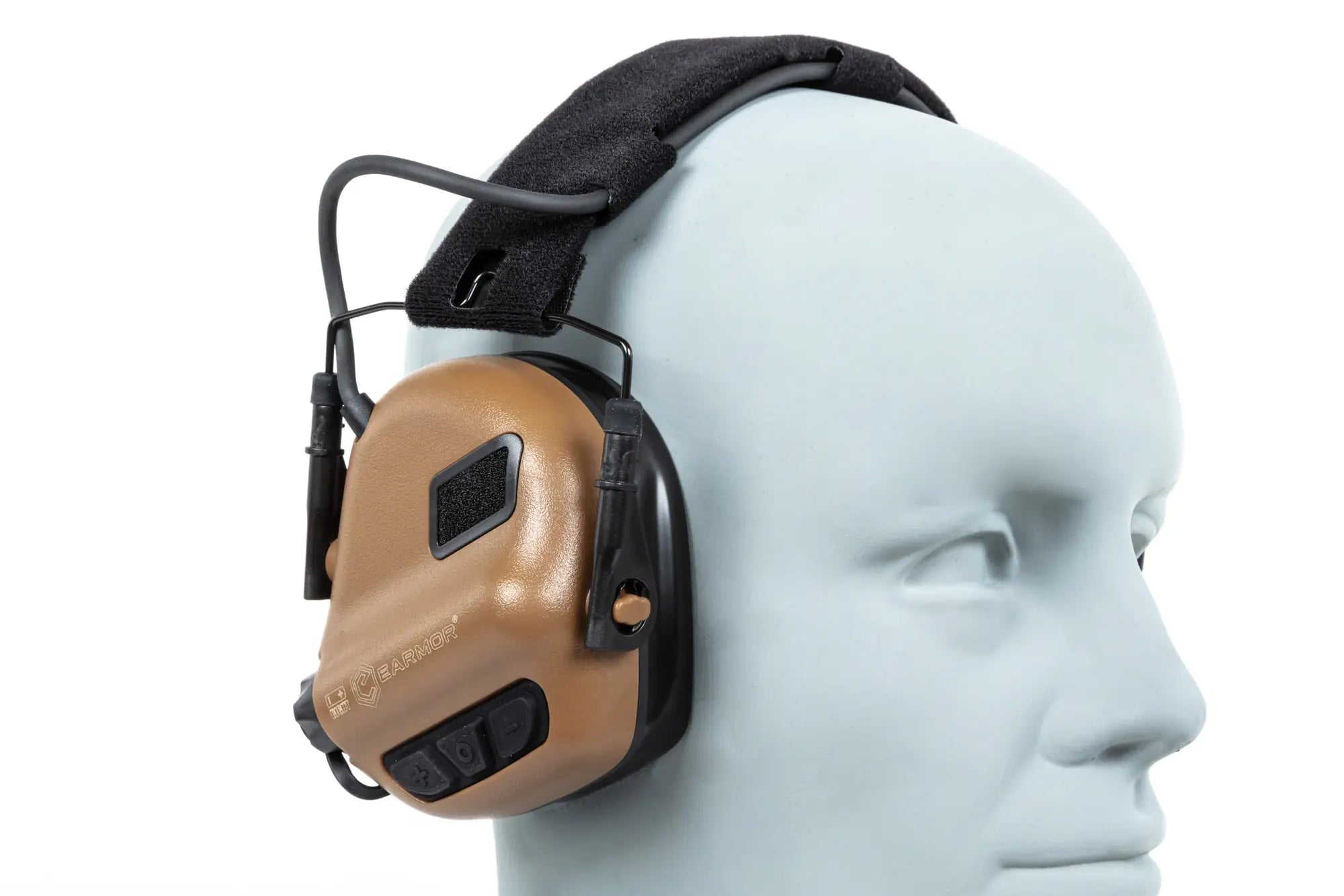 Earmor M31 Plus Active Hearing Protectors Coyote Brown-3