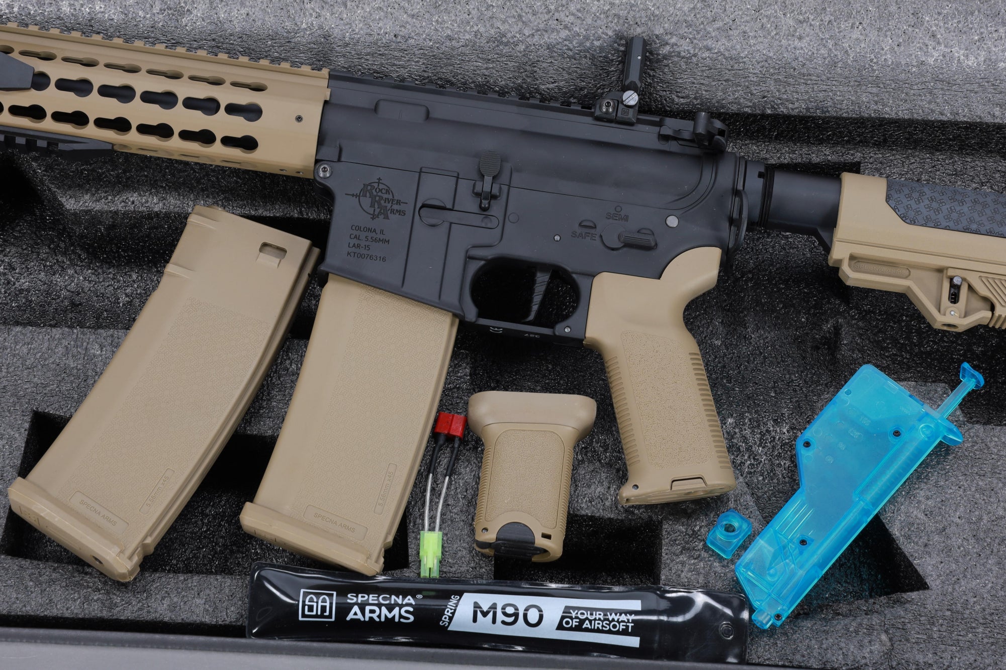 M4 Airsoft RRA SA-E07 EDGE HAL 2 ETU V2 Half-Tan