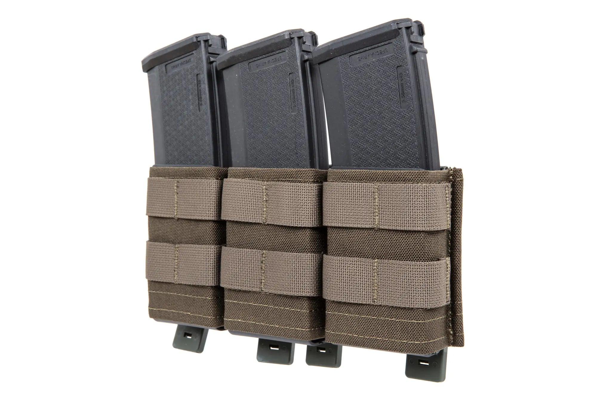triple rifle magazine pouch Ranger Green