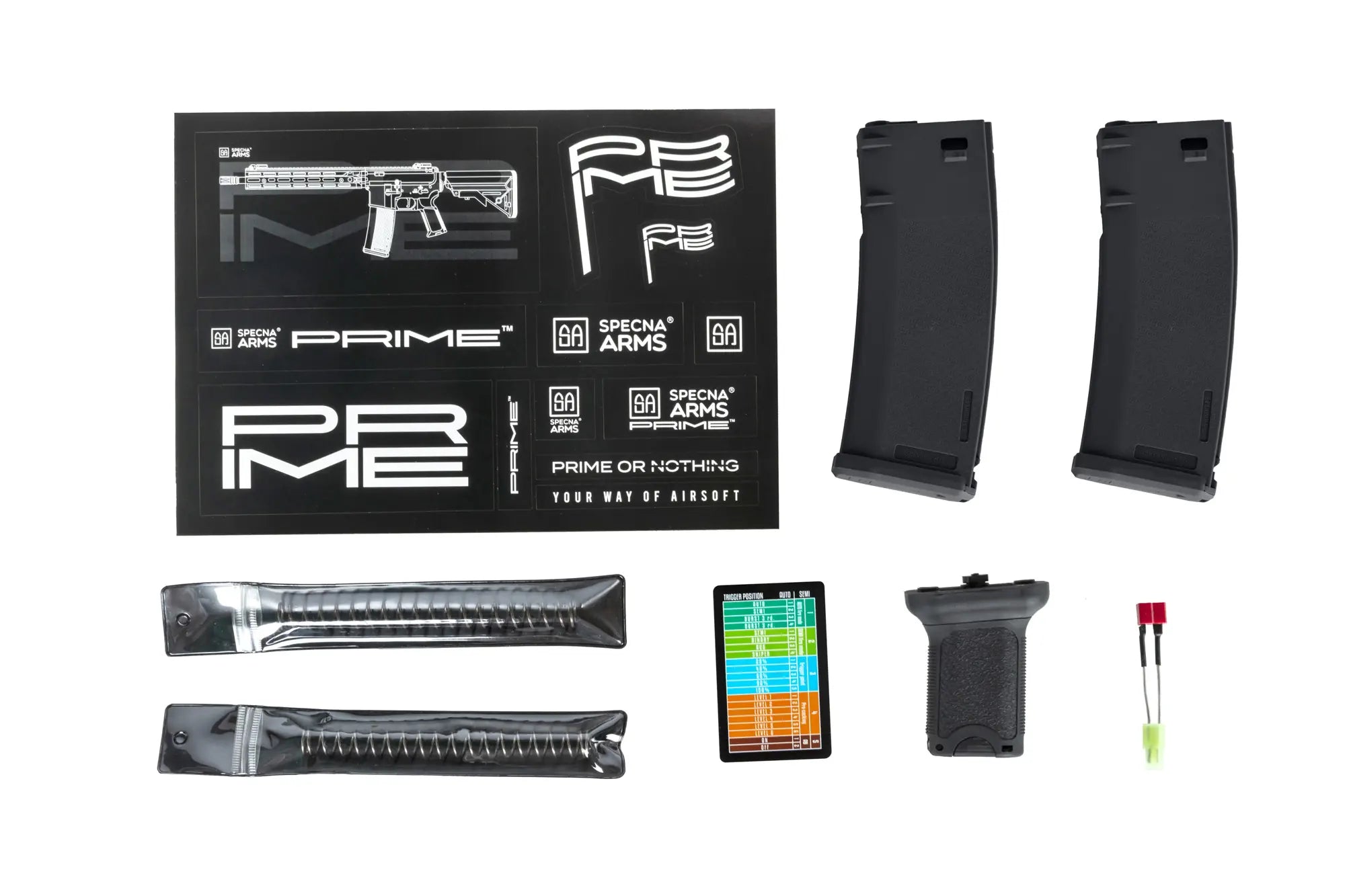 RRA SA-P25 PRIME HAL ETU Light Ops Stock Airsoft Replica High Torque Half-Tan Version