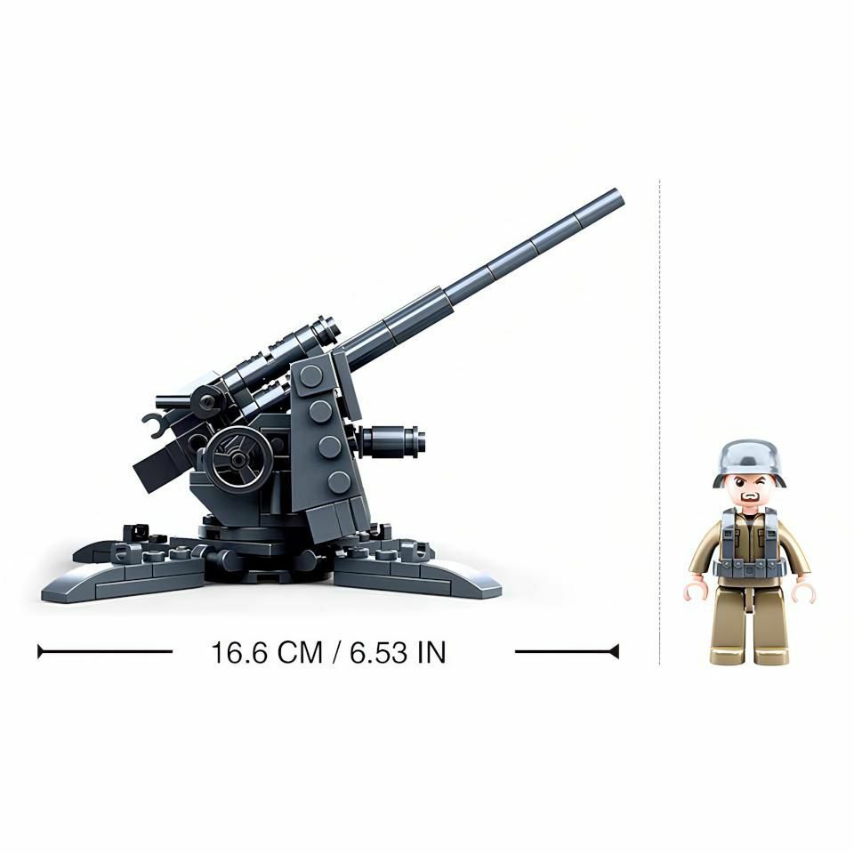 WWII German 88 Anti-aircraft Gun - B0852