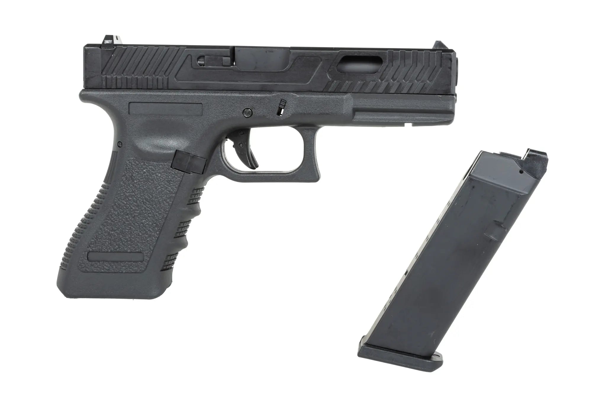 E&C airsoft pistol EC-1104 Black-8