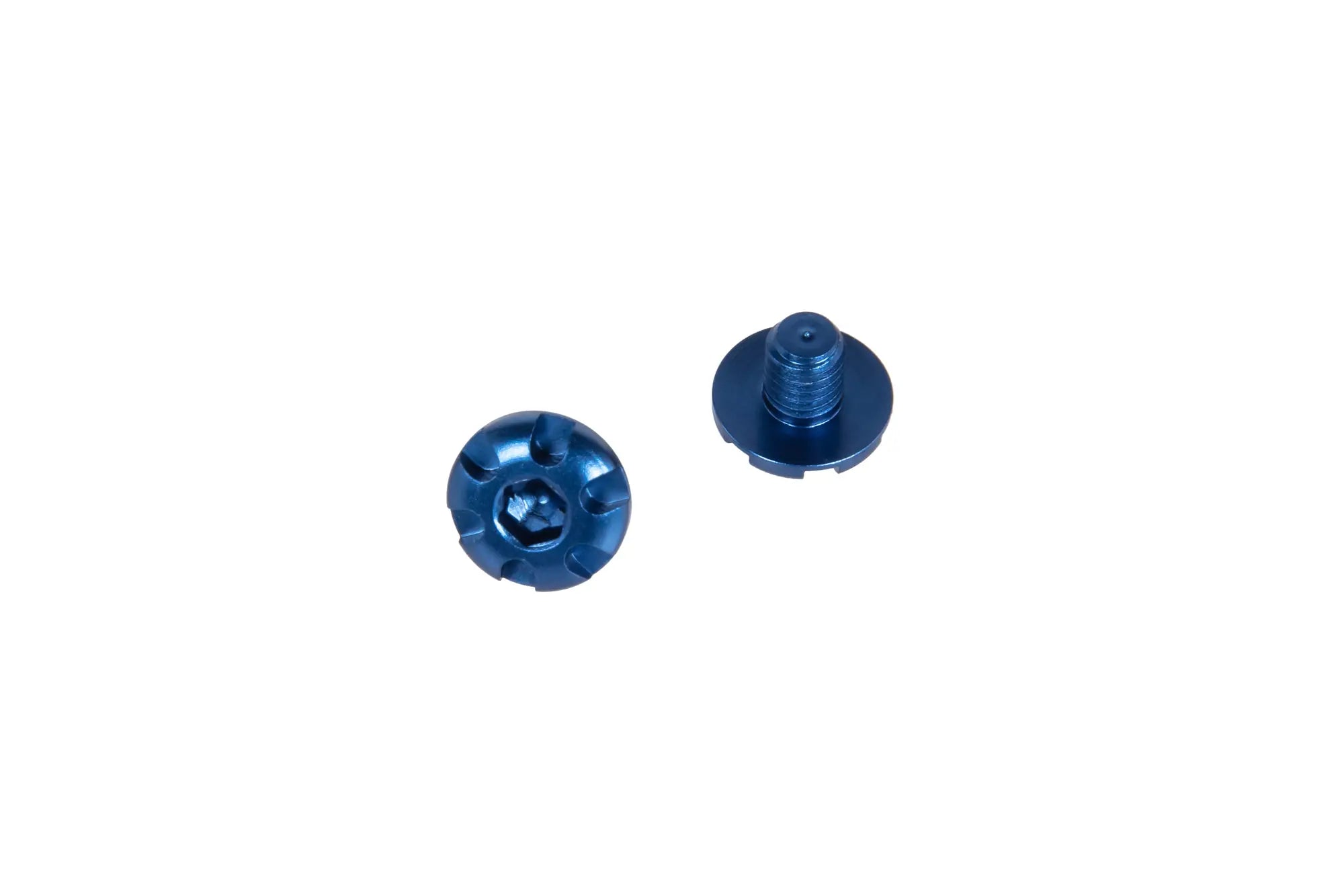 LA Capa Customs V2 S1 7075 aluminium grip screws for TM Hi-Capa replicas Blue