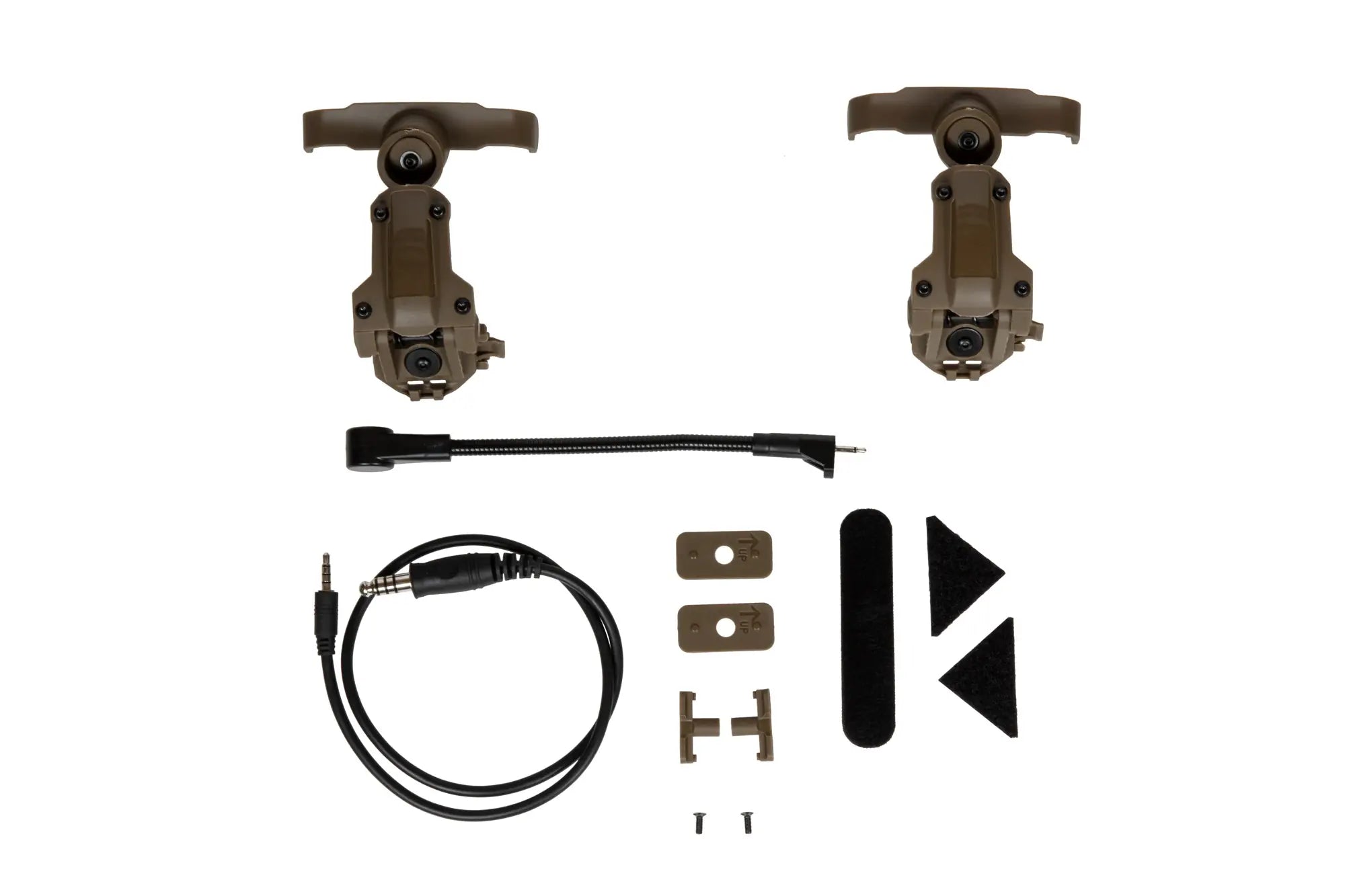 HD-17 Gen 6 tactical active headphones - Brown-5