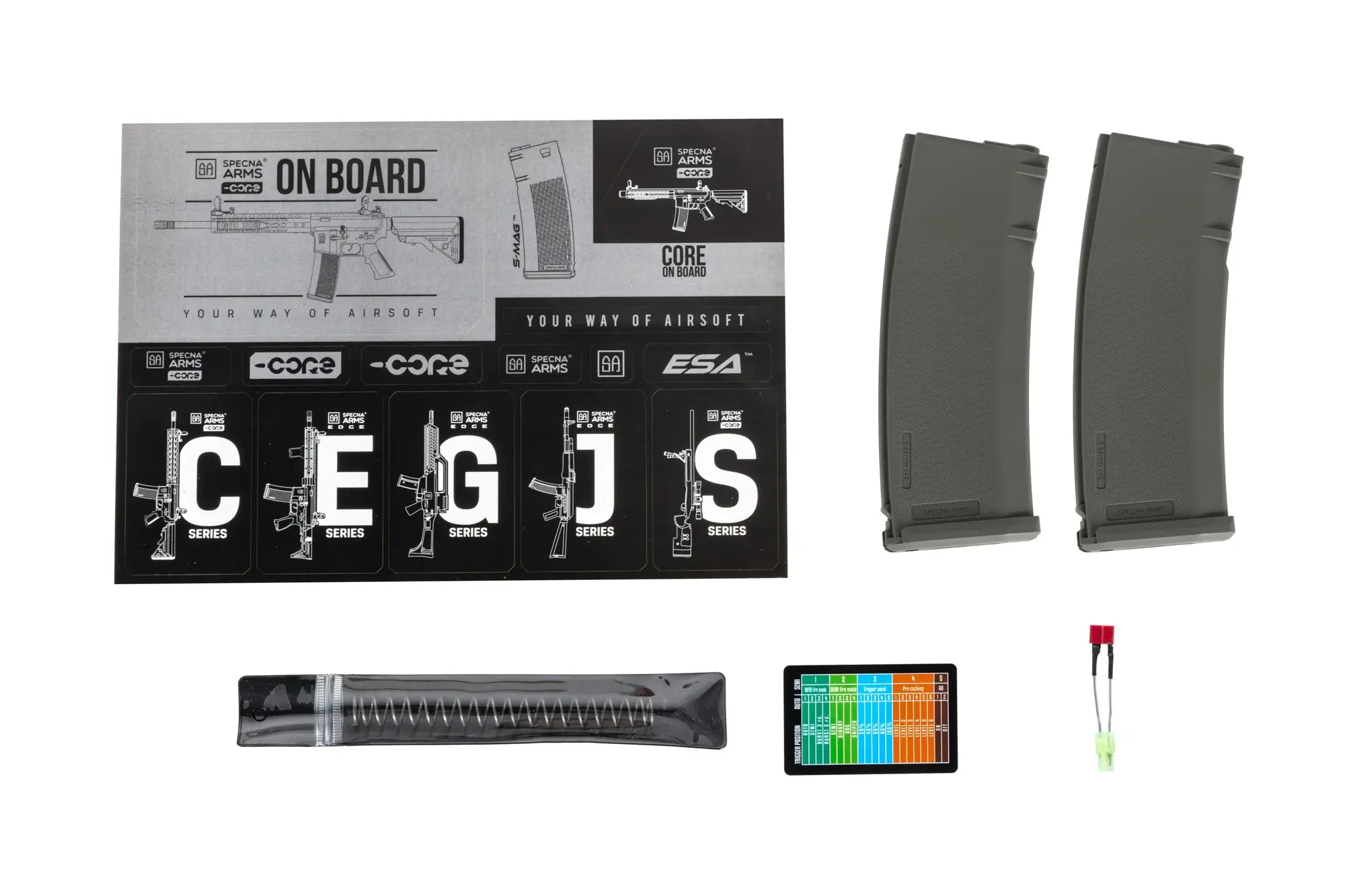 M4 airsoft SA-C22 CORE HAL ETU Gen.2 - Olive