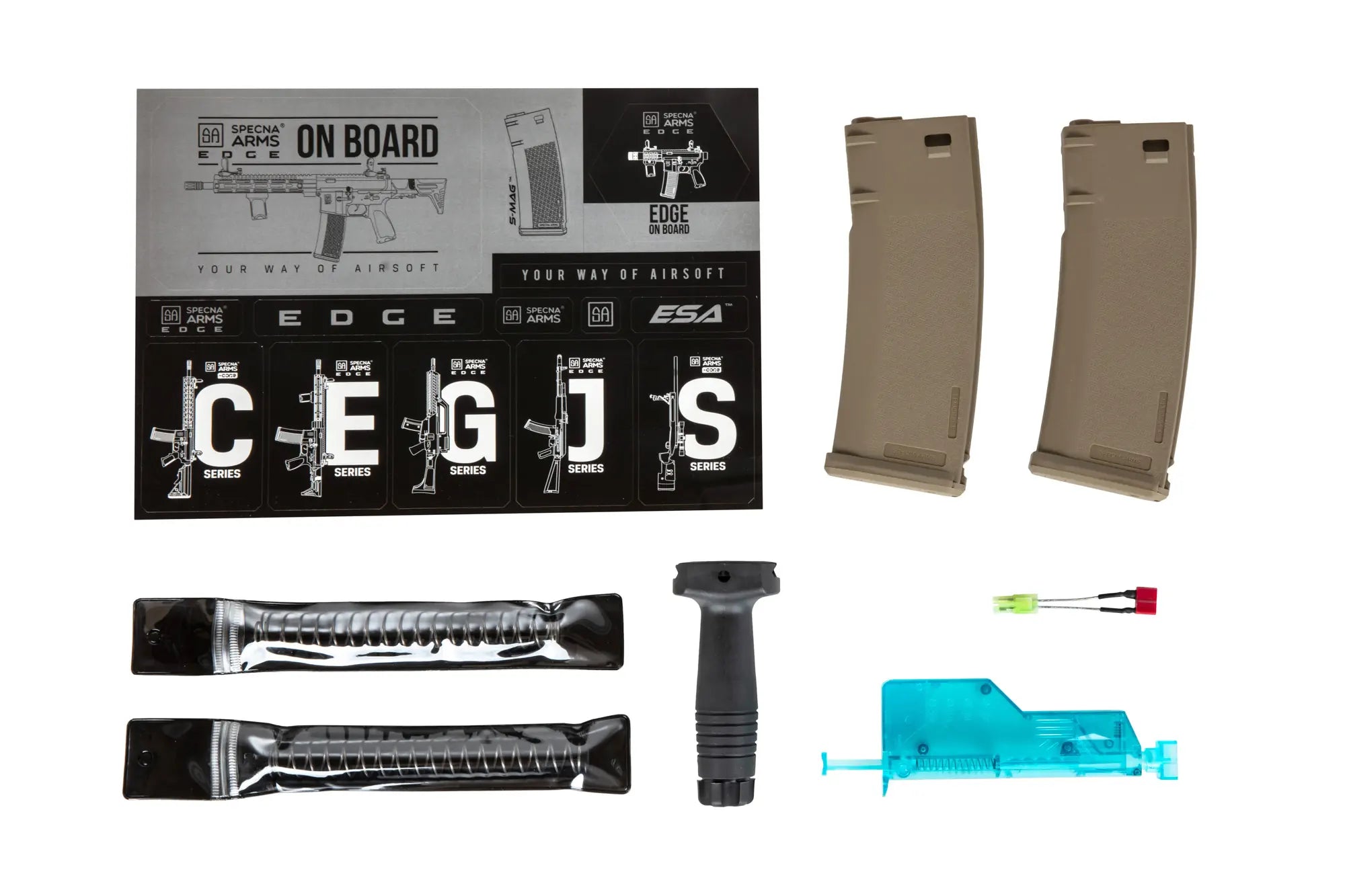 M4 MK18 airsoft gun Daniel Defense SA-P19 Prime Aster II ETU | Bronze