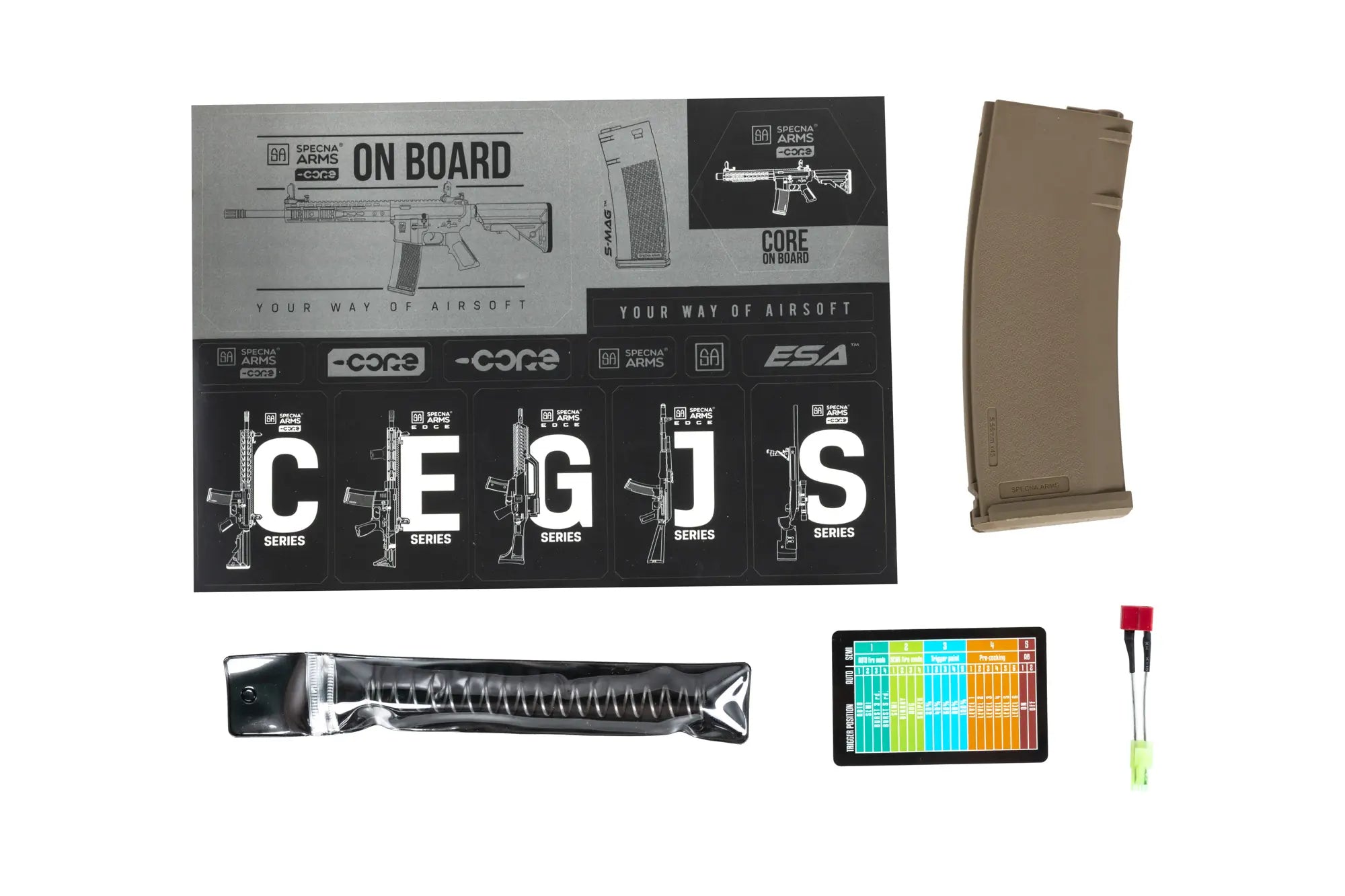 SA-C22 CORE HAL ETU Single Fire Only Chaos Bronze airsoft rifle