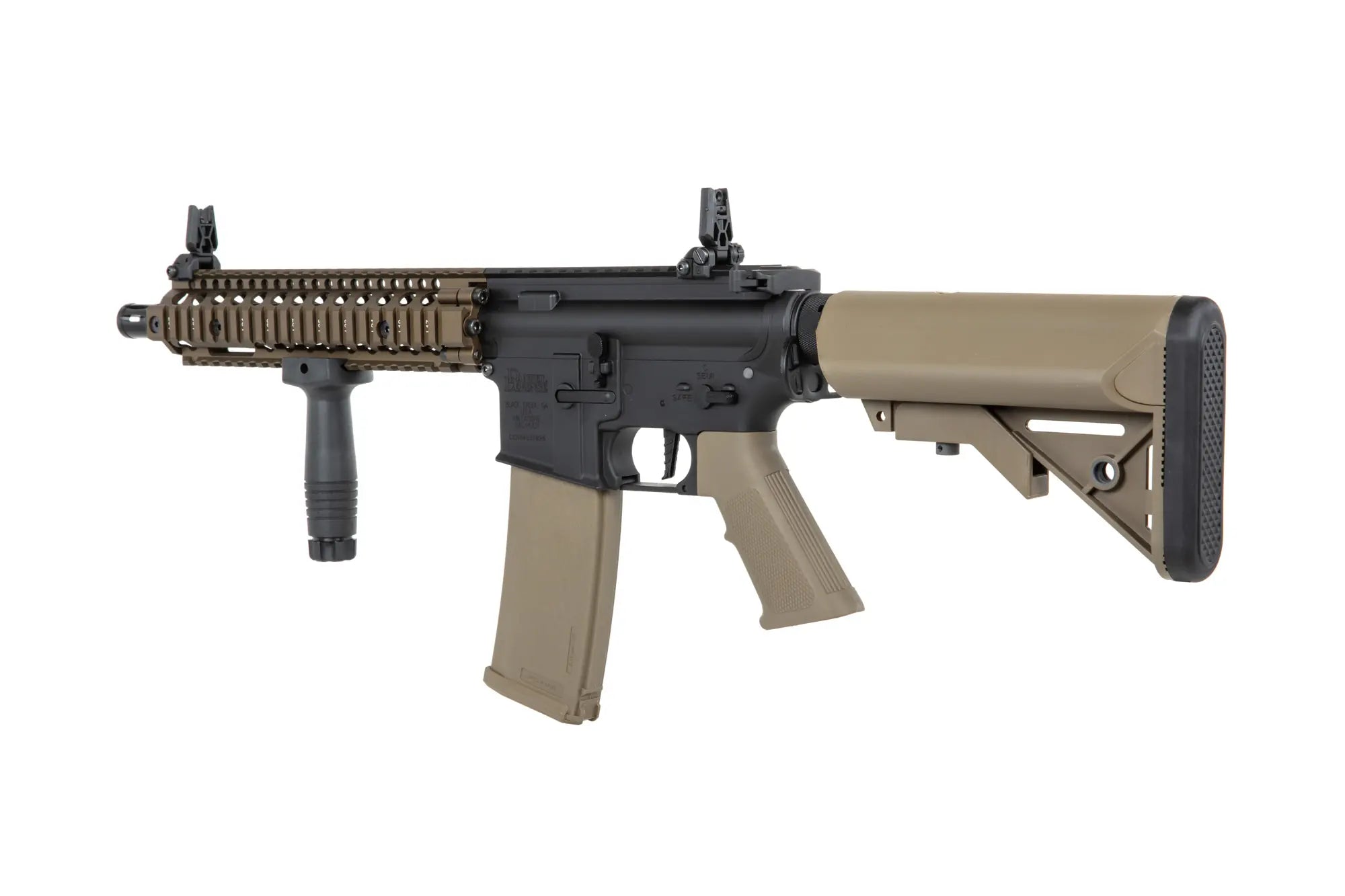 DD MK18 SA-P19 Prime HAL ETU Airsoft Rifle | Bronze