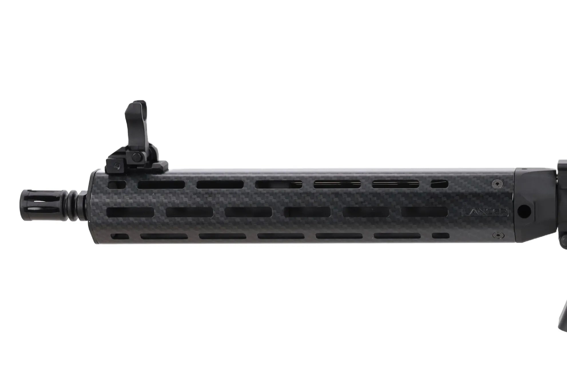 King Arms x Lancer Systems airsoft Carbine L15 LCH7 12" Faux Carbon Black-15