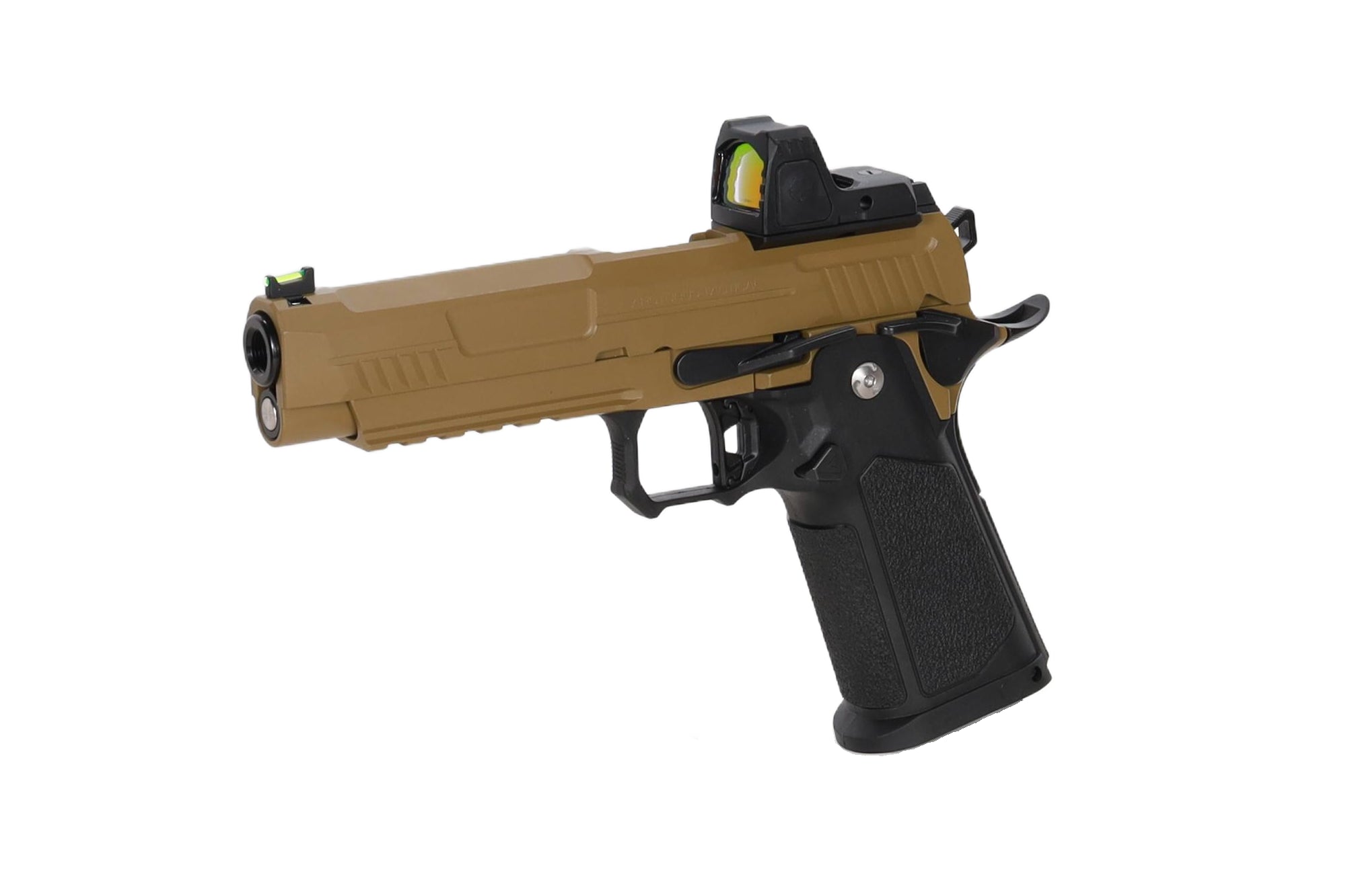 Vanguard 5" Hi-Capa GBB + red dot Half-Tan
