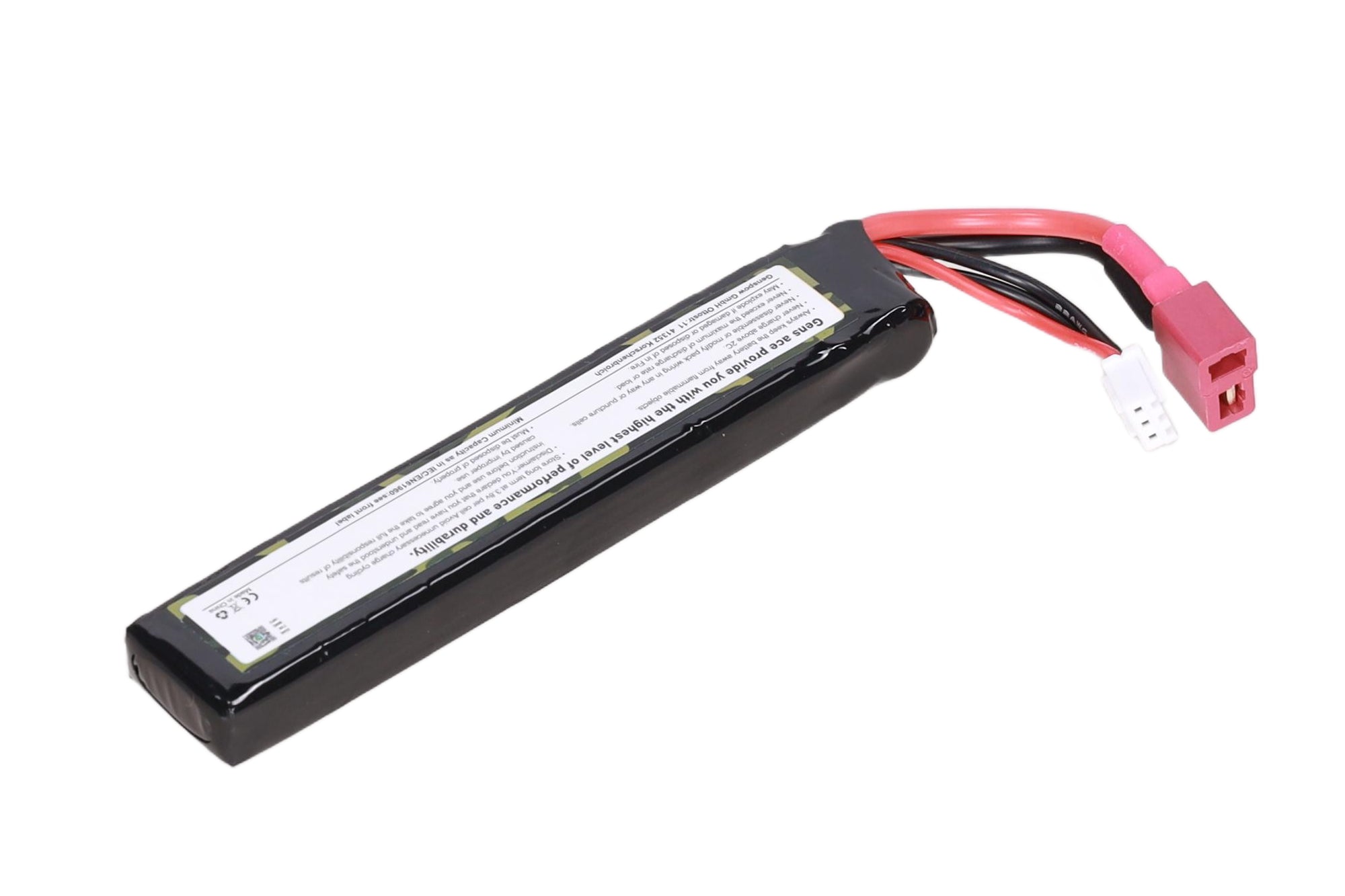 Gens Ace 1000mAh 25C 7.4V T-Deans Li-Po battery (shortened cable)-1