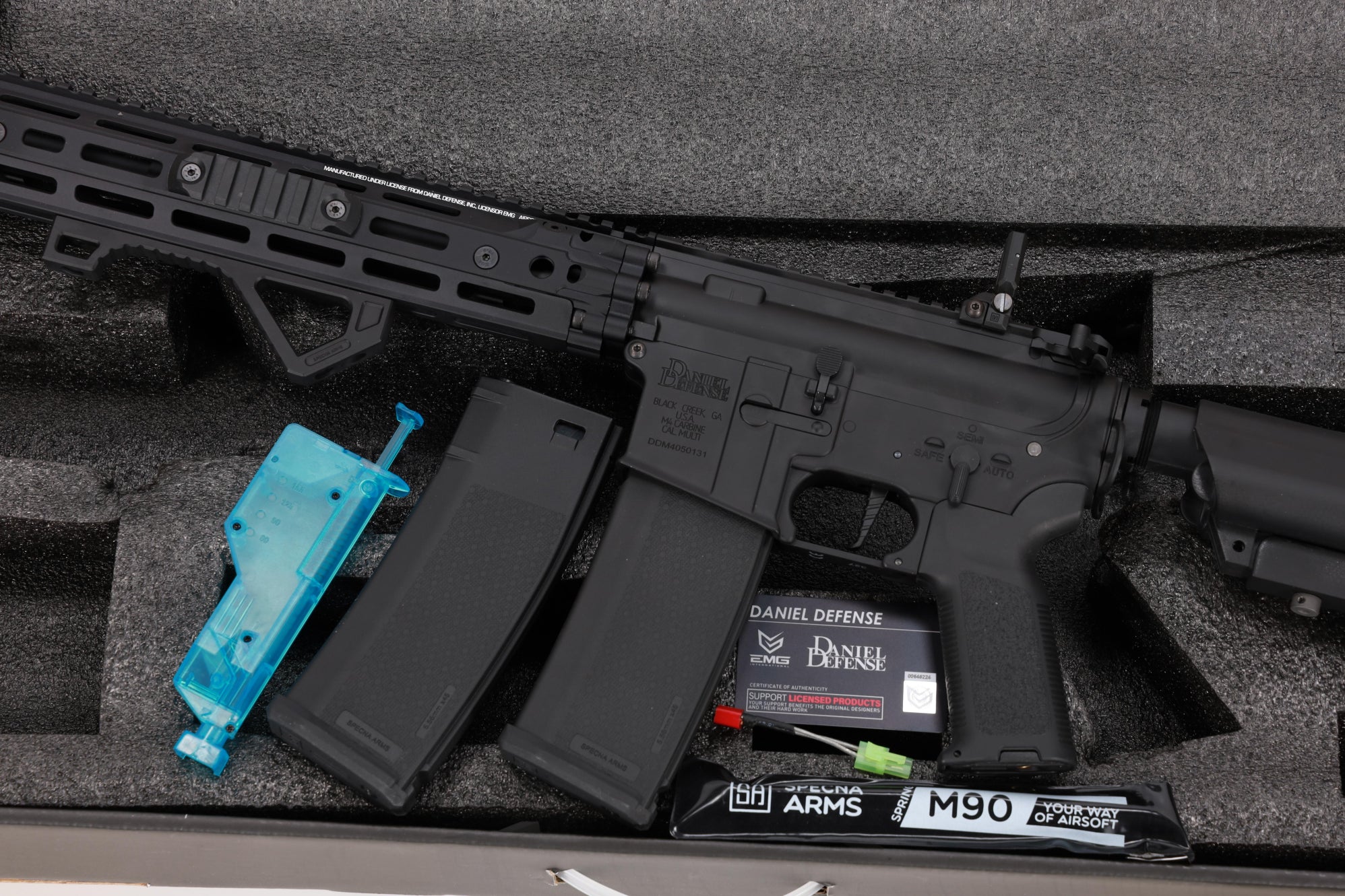 Daniel Defense RIS III 12.5'' SA-E28 EDGE HAL 2 ETU V2 airsoft rifle