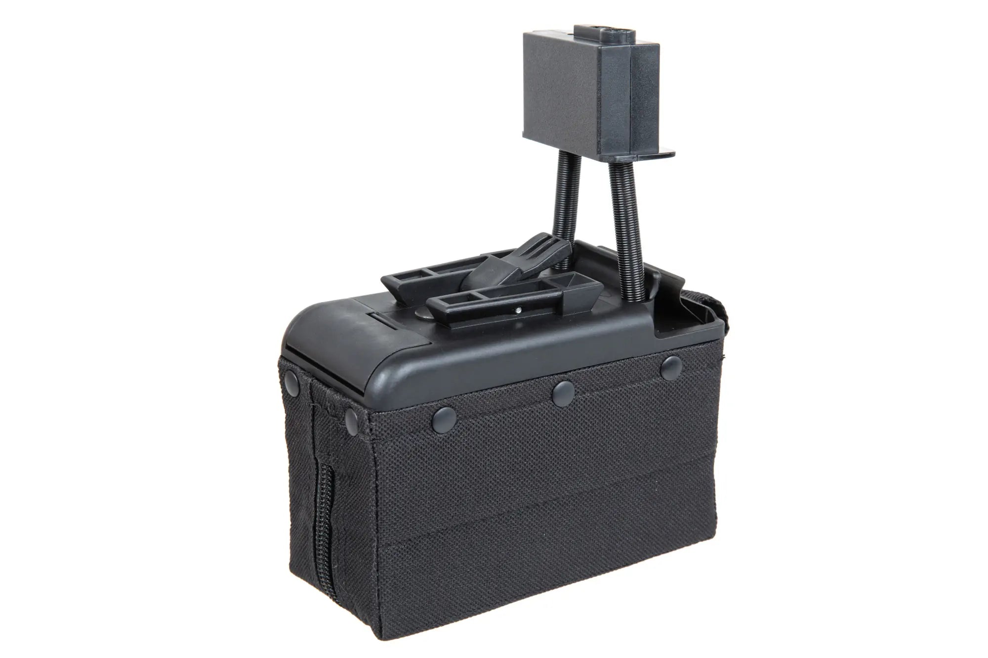 A&K electric box magazine for 2000 BBs for M249 replicas Black-2