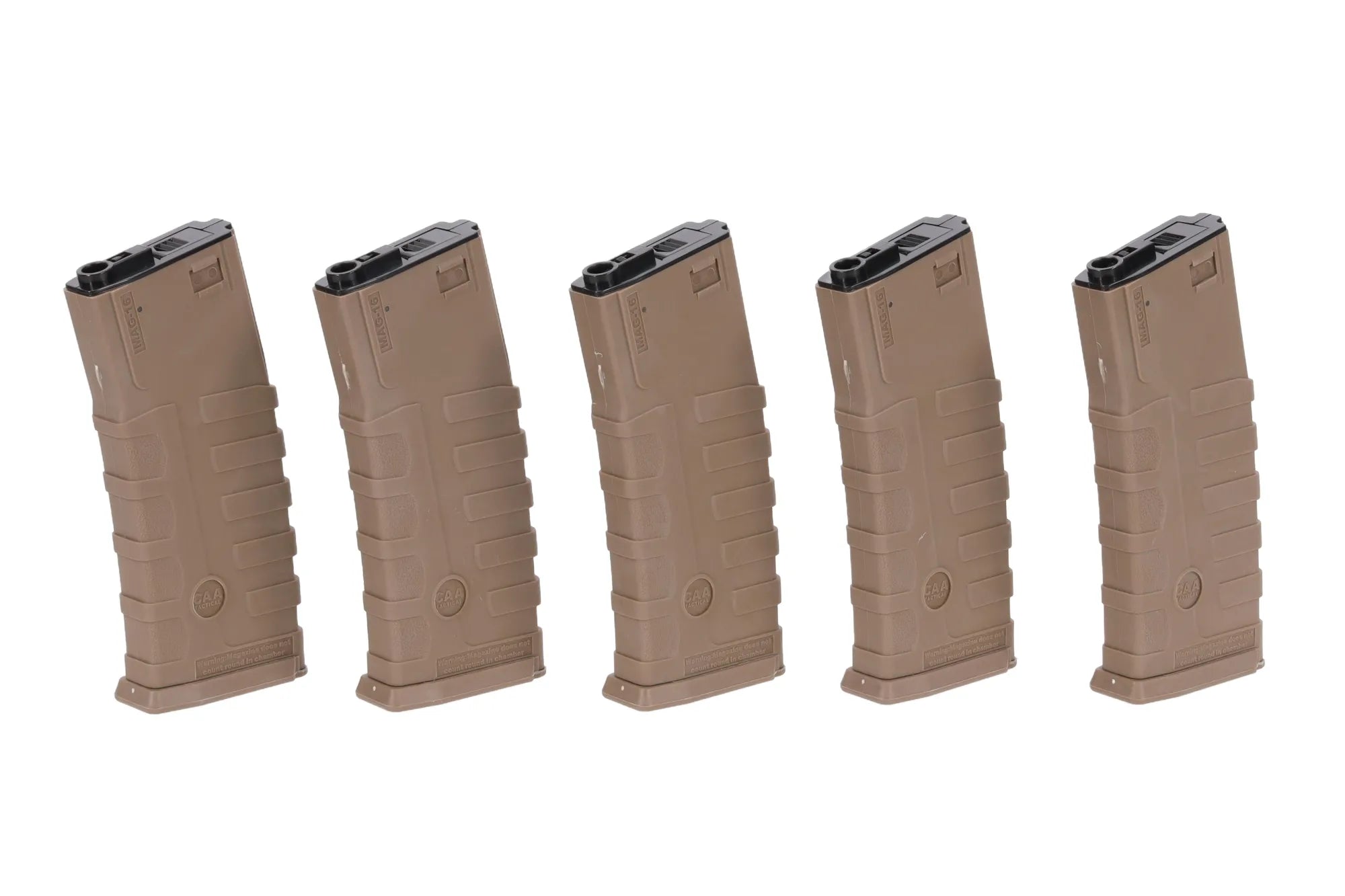 Classic Army Set of 5 Hi-Cap 360 BB Magazines M4/M16 FDE-3