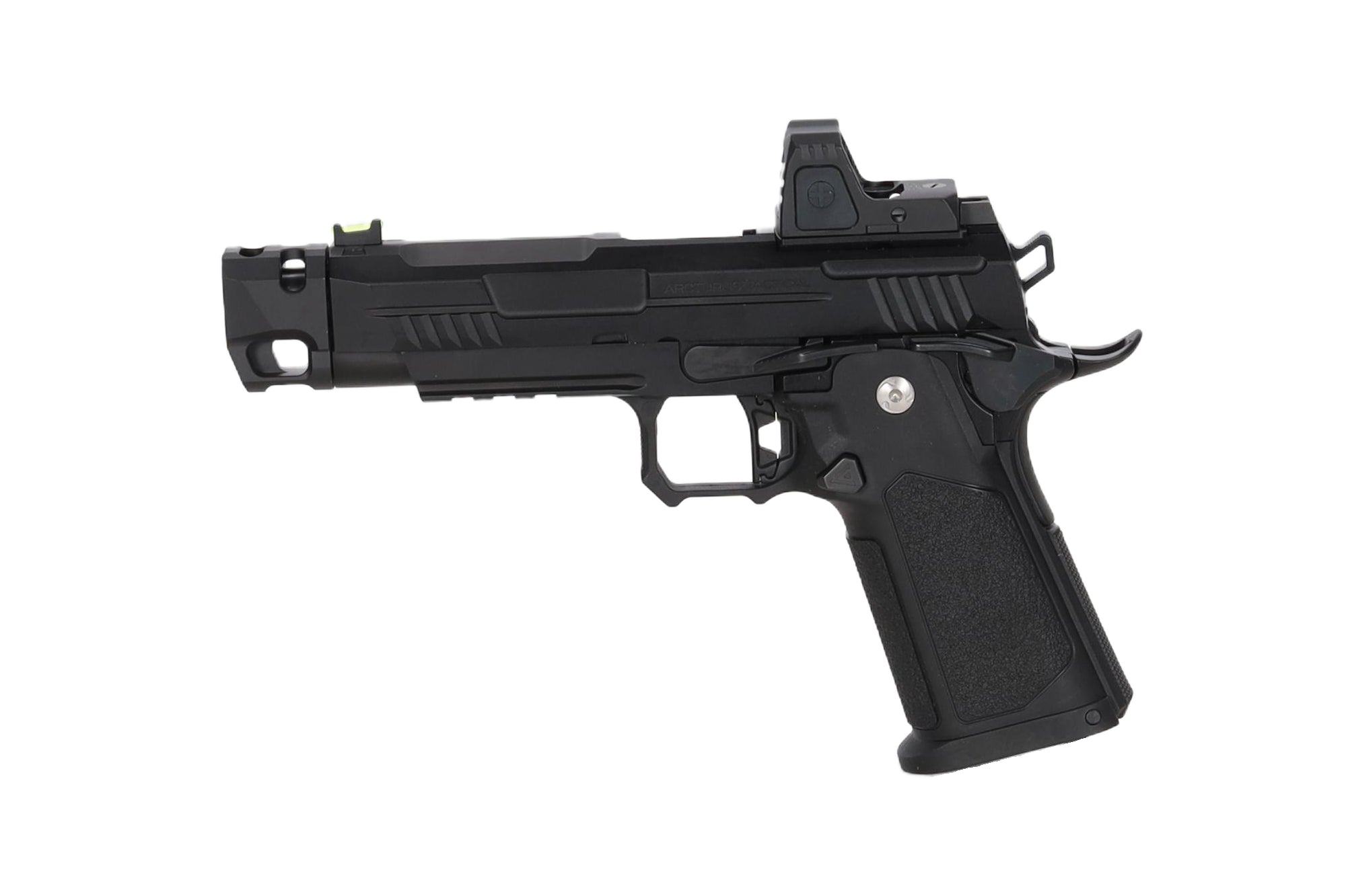 Vanguard 4.3" Hi-Capa GBB + red dot + compensator Black