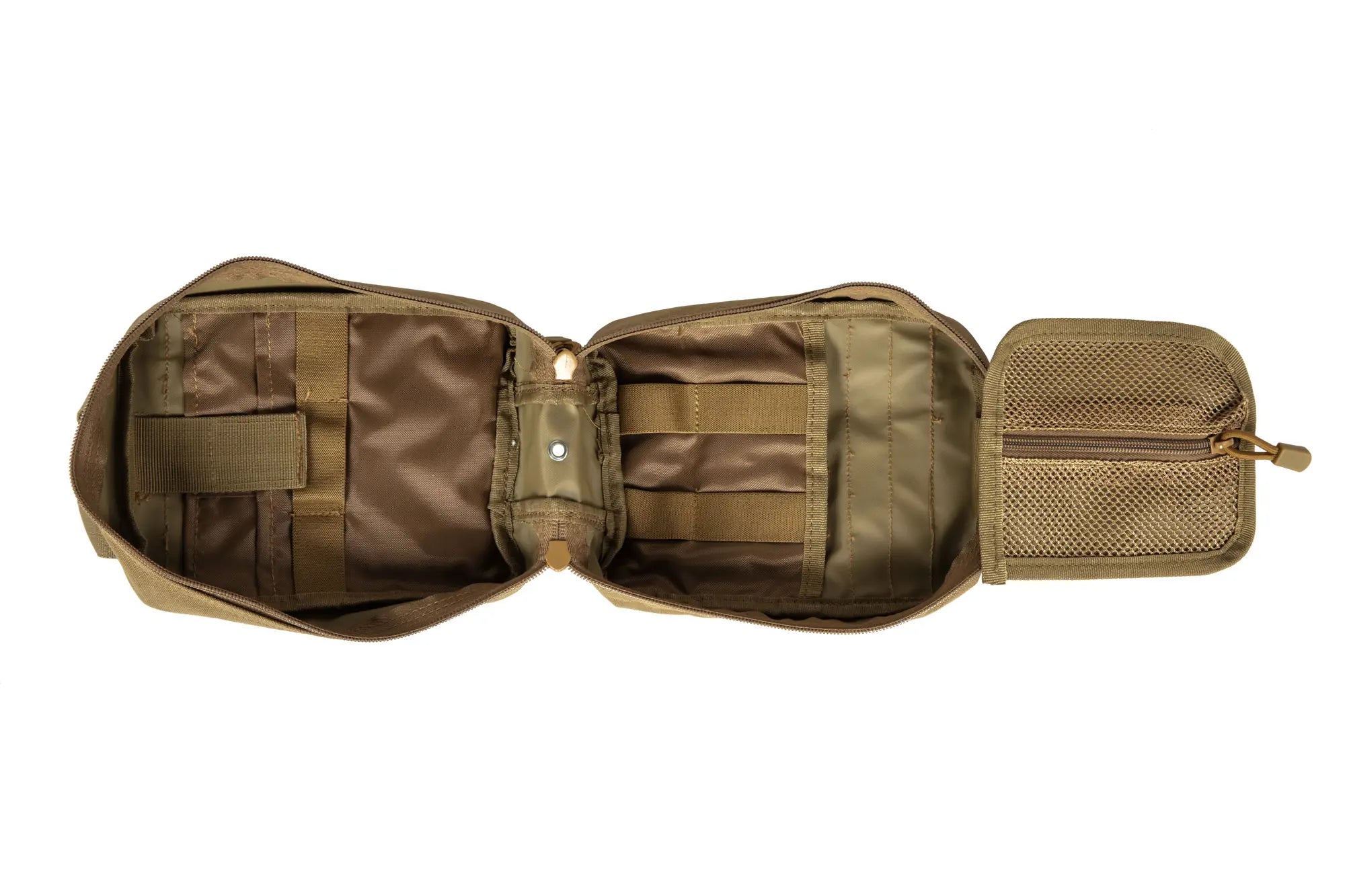 Molle rip-off first aid kit with medic patch Tan