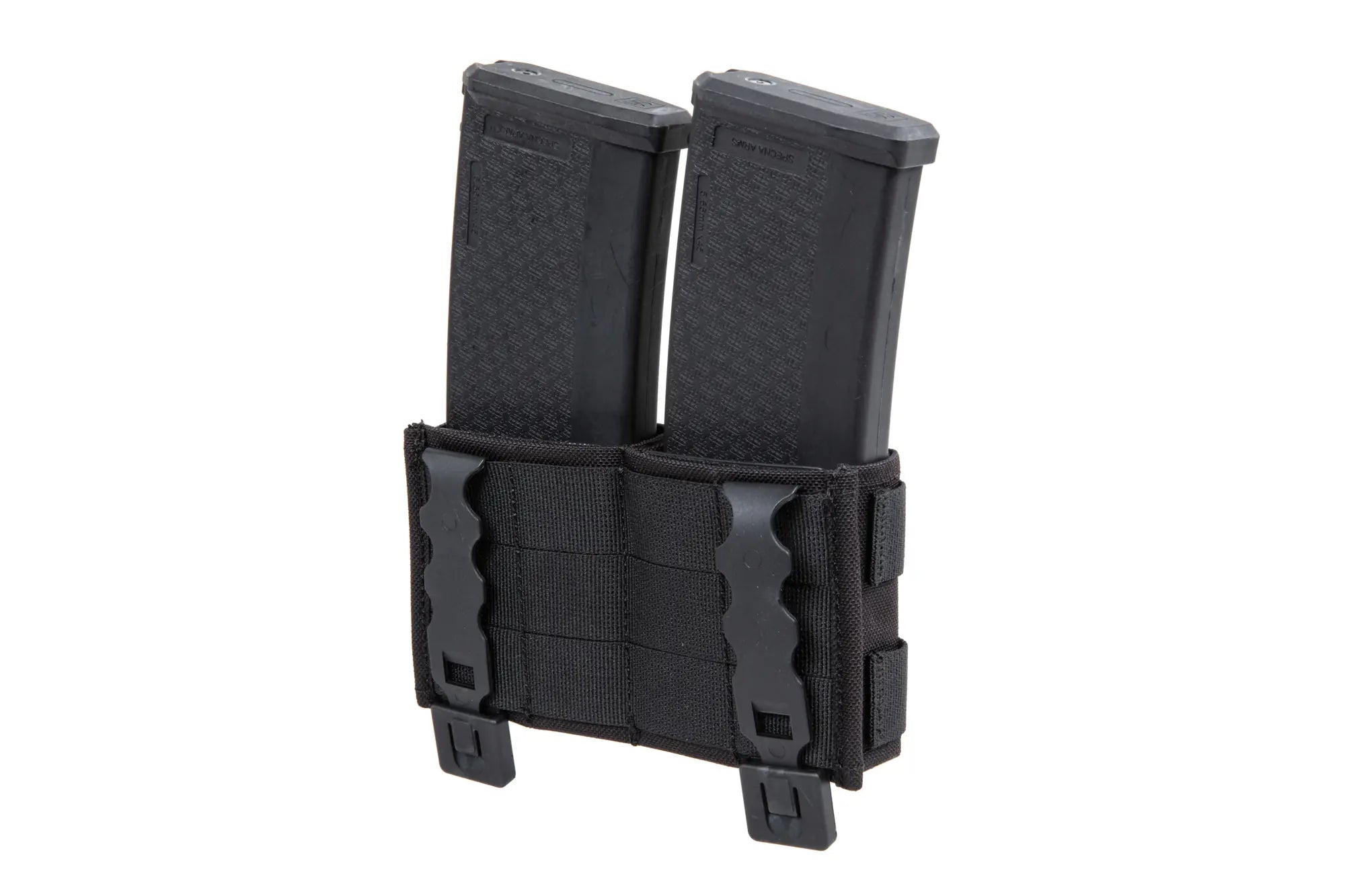 Double open magazine pouch 5.56 mm Wosport Black-3