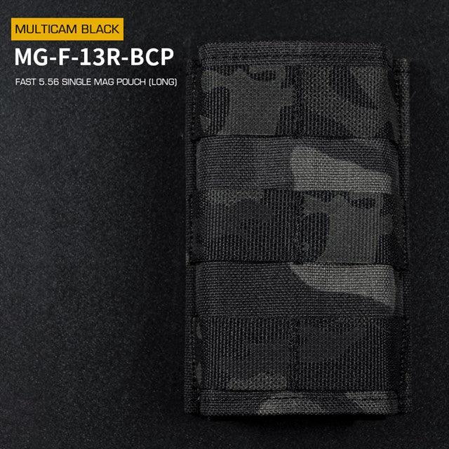 FAST Type Single 5.56 Magazine Pouch (Long) - MC Black