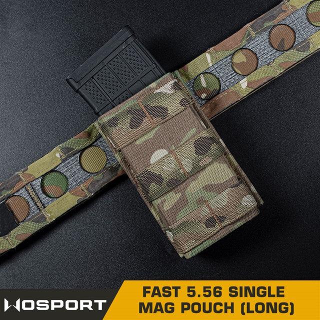 FAST Type Single 5.56 Magazine Pouch (Long) - MC Black